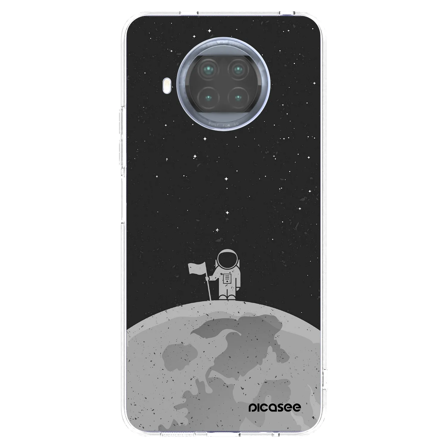 Picasee silikonska prozirna maskica za Xiaomi Mi 10T Lite - Astronaut