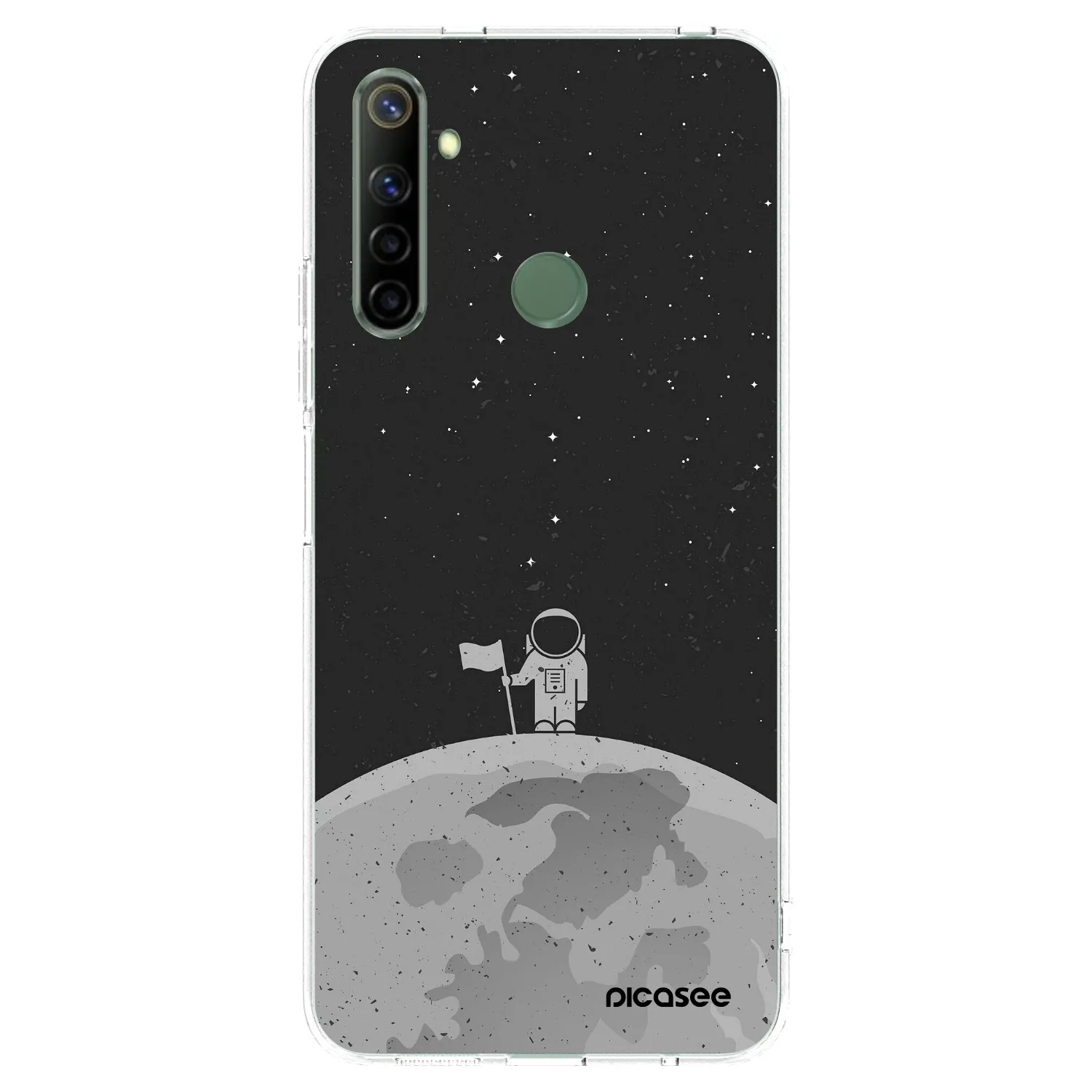 Picasee silikonska prozirna maskica za Realme 6i - Astronaut