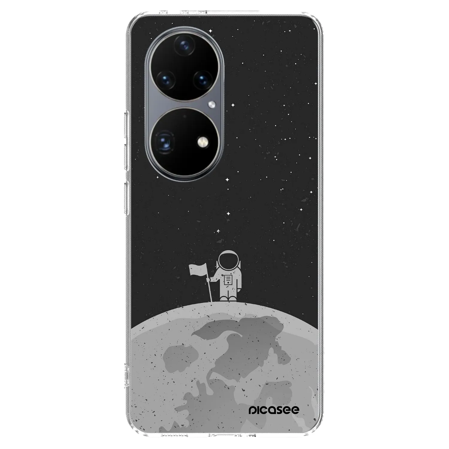 Picasee silikonska prozirna maskica za Huawei P50 - Astronaut