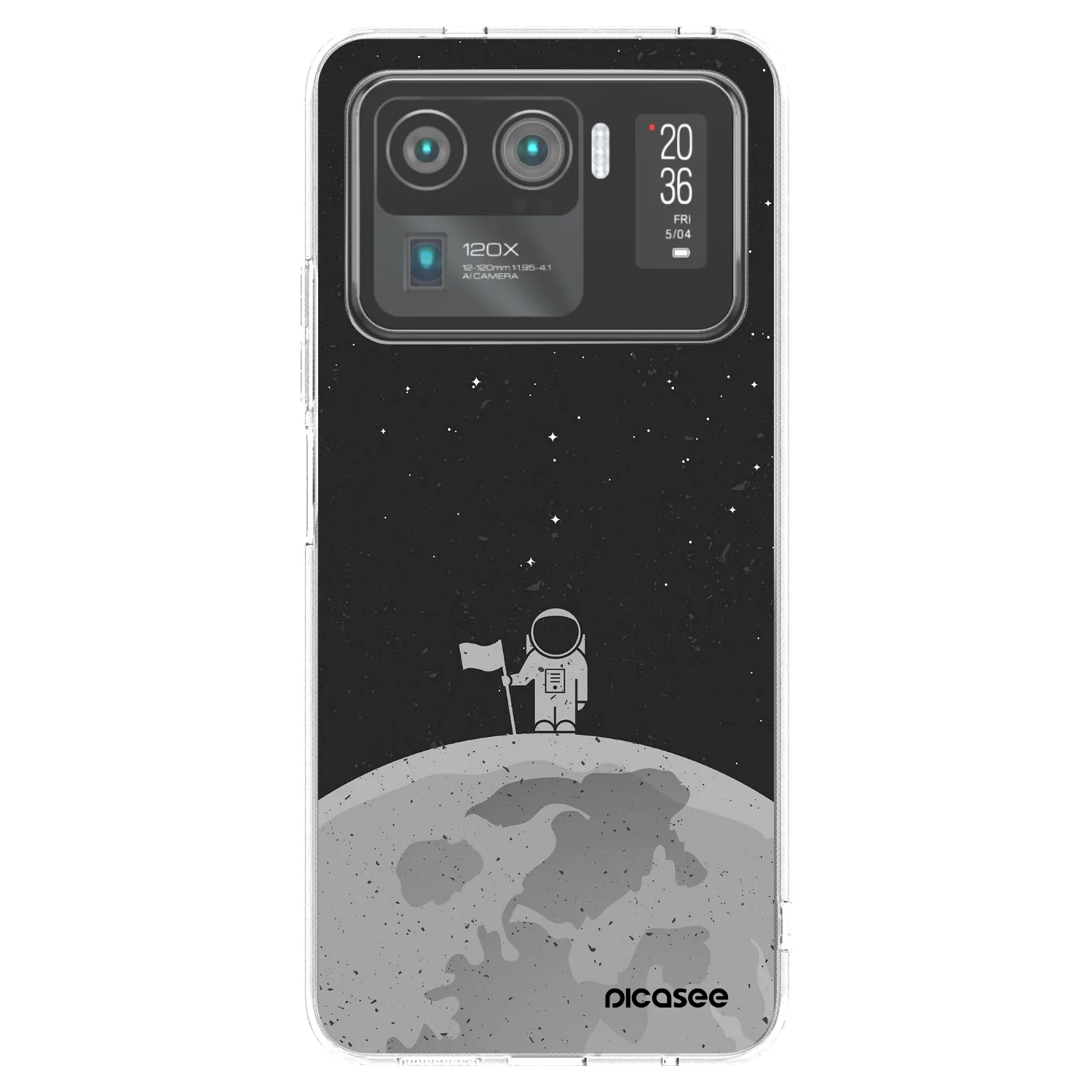 Picasee silikonska prozirna maskica za Xiaomi Mi 11 Ultra - Astronaut