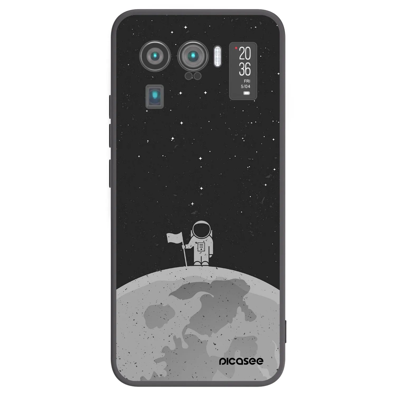Picasee crna silikonska maskica za Xiaomi Mi 11 Ultra - Astronaut
