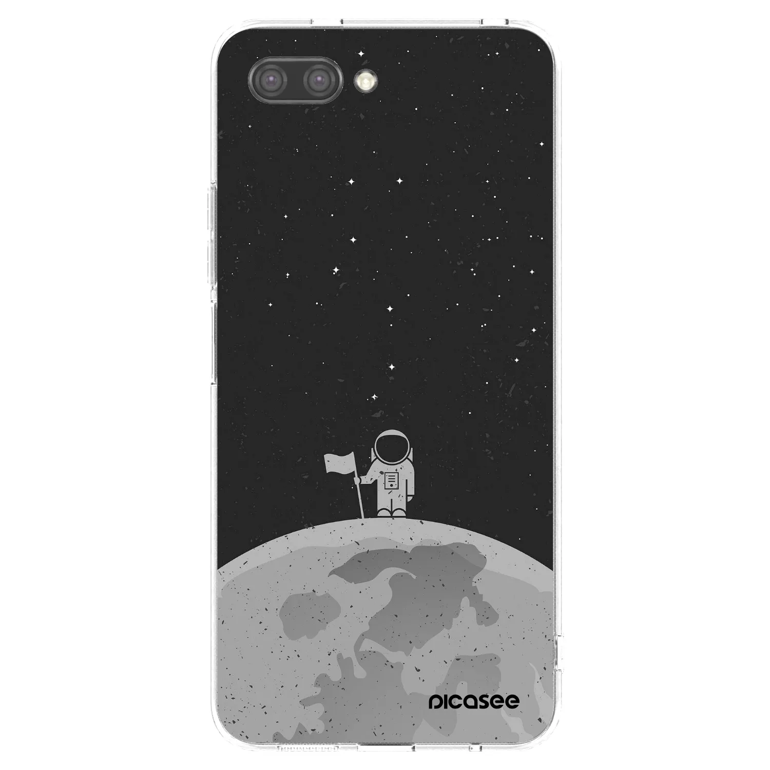 Picasee silikonska prozirna maskica za Honor 10 - Astronaut