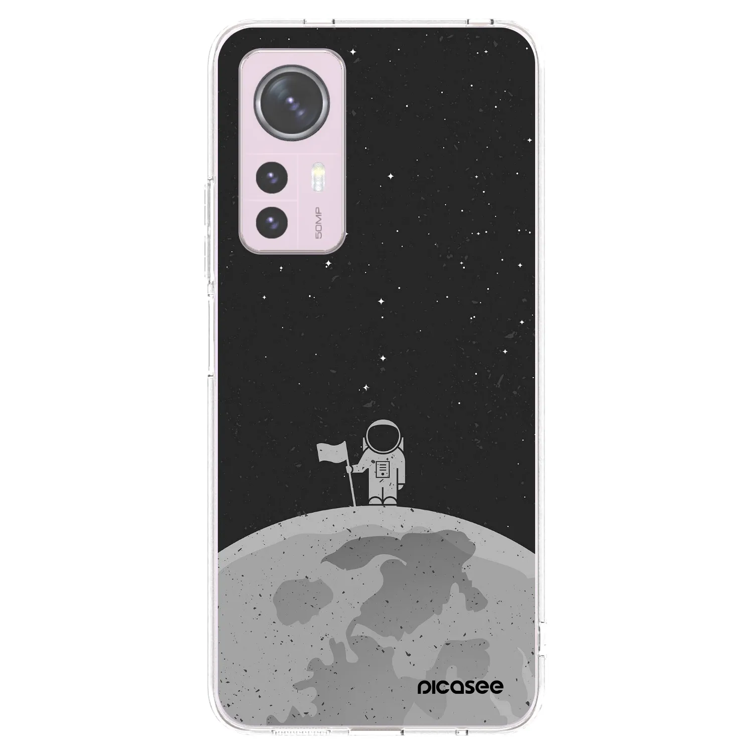 Picasee silikonska prozirna maskica za Xiaomi 12 - Astronaut