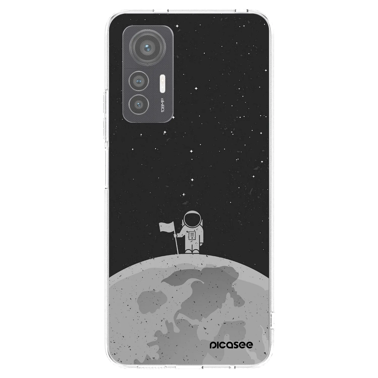 Picasee silikonska prozirna maskica za Xiaomi 12 Lite - Astronaut