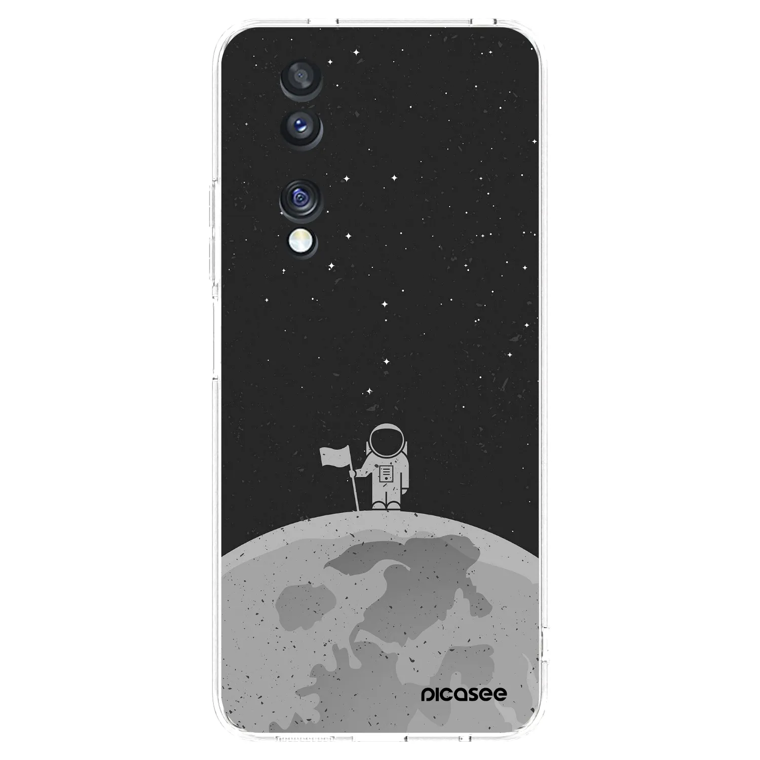 Picasee silikonska prozirna maskica za Honor 70 - Astronaut