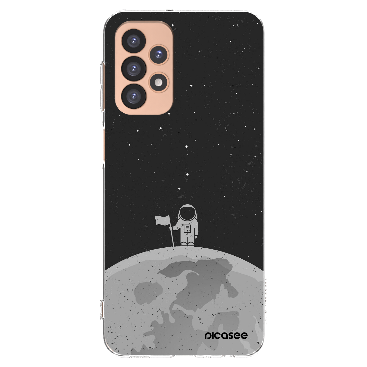Picasee silikonska prozirna maskica za Samsung Galaxy A23 A236B 5G - Astronaut