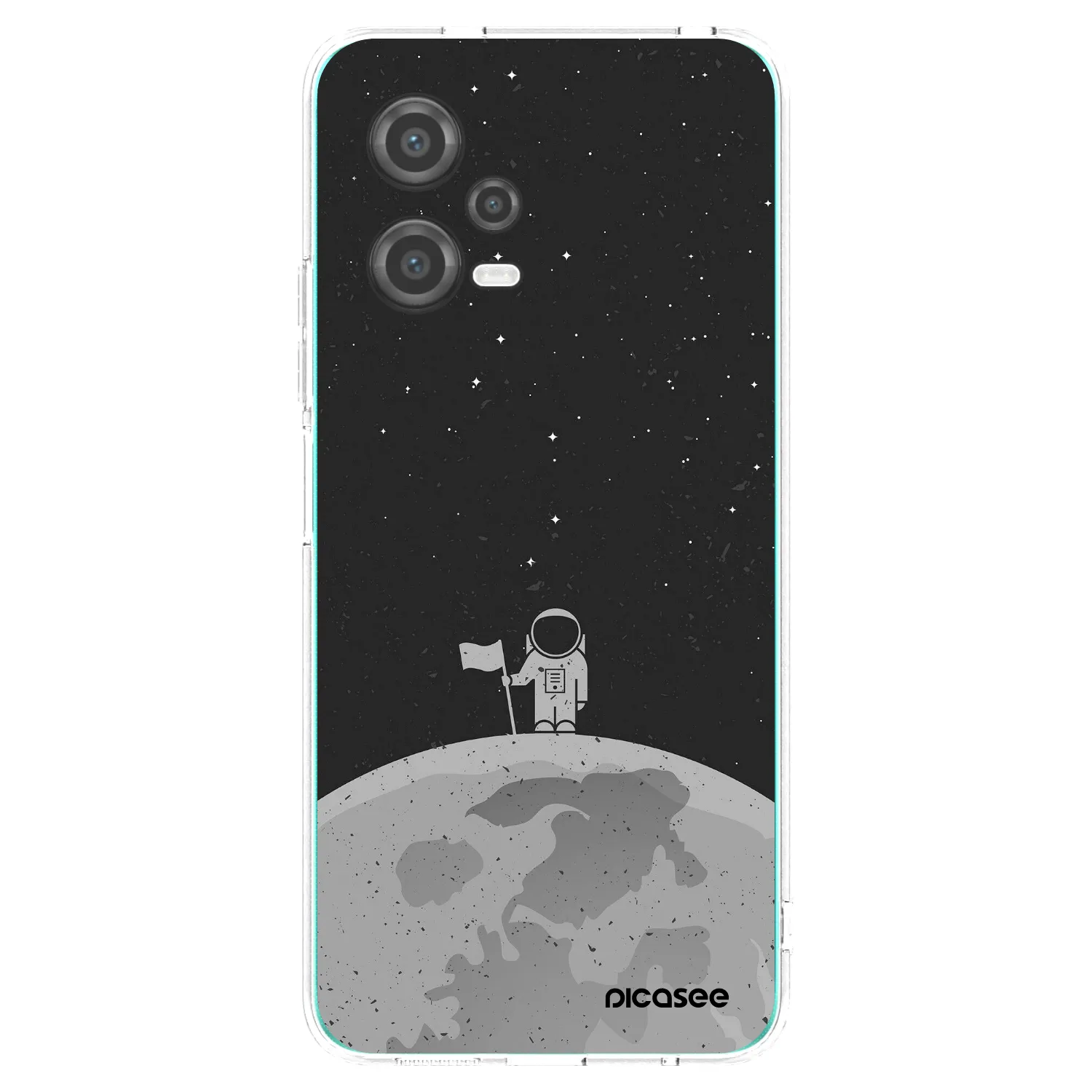Picasee silikonska prozirna maskica za Xiaomi Poco X5 - Astronaut