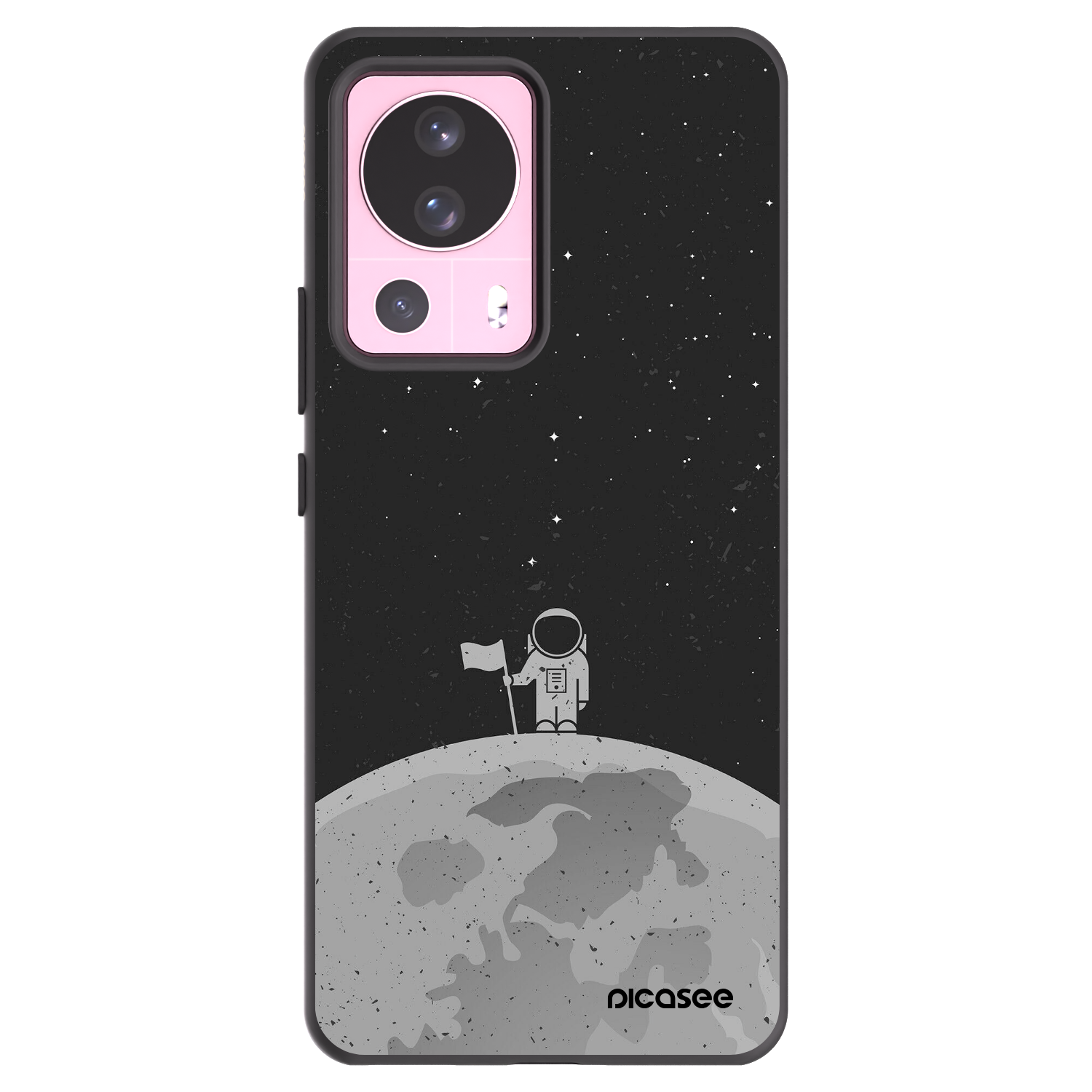 Picasee crna silikonska maskica za Xiaomi 13 Lite - Astronaut