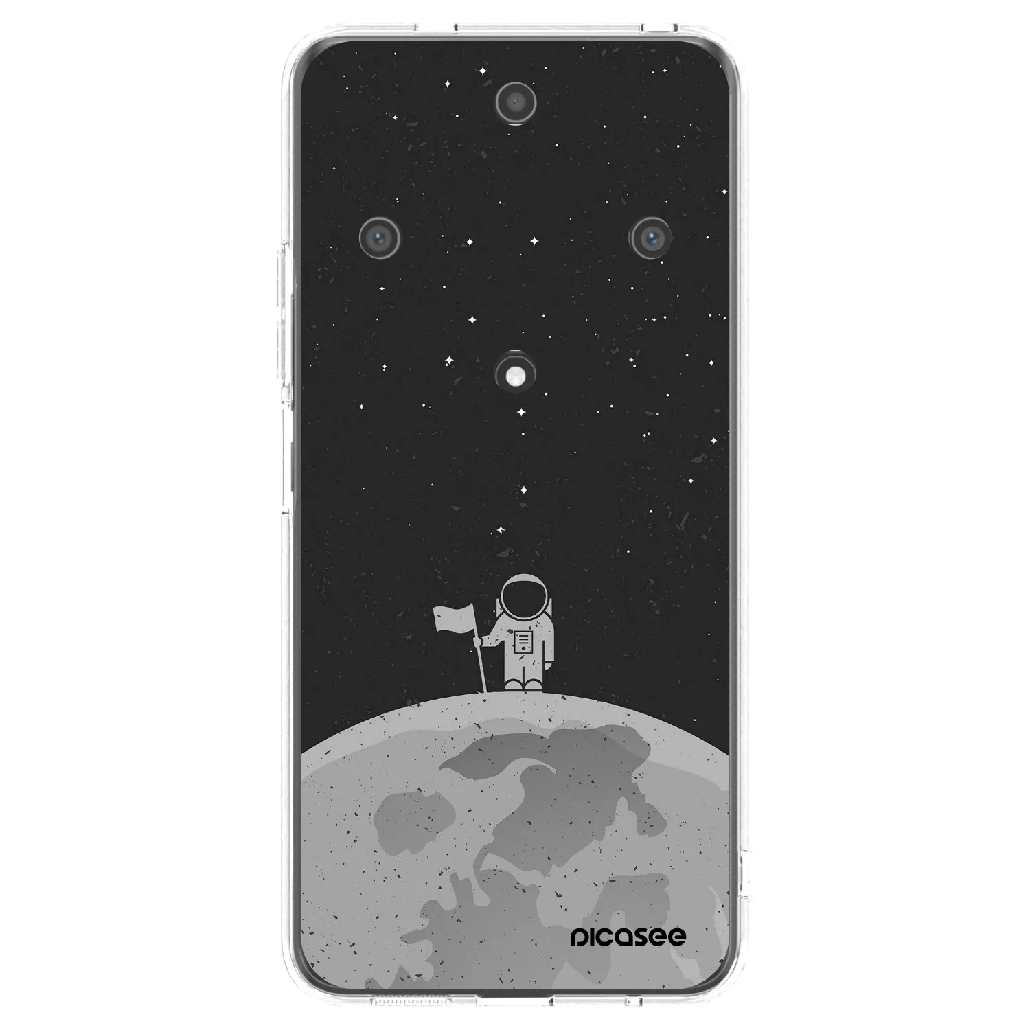 Picasee silikonska prozirna maskica za Honor Magic5 Lite 5G - Astronaut