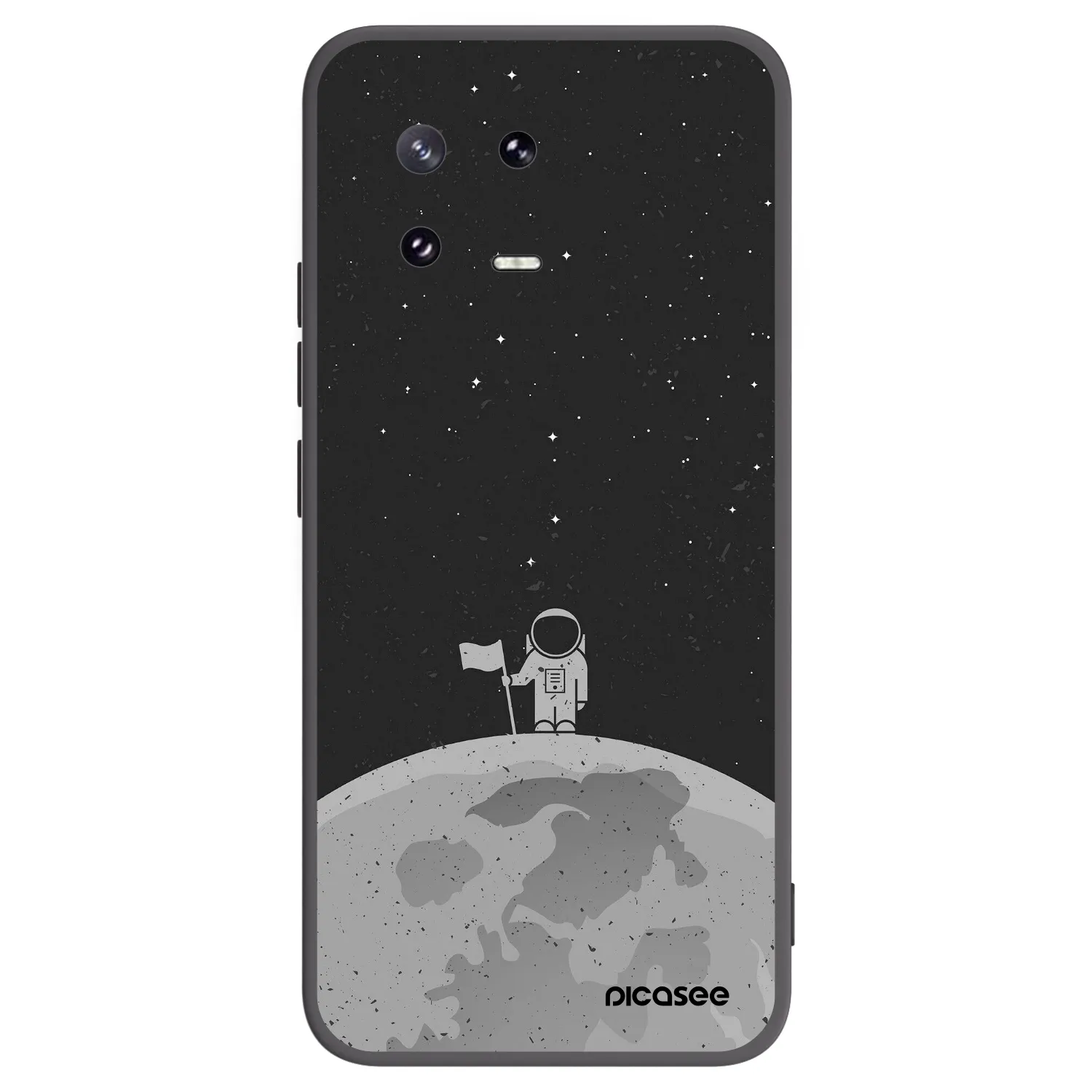Picasee crna silikonska maskica za Xiaomi 13 Pro - Astronaut