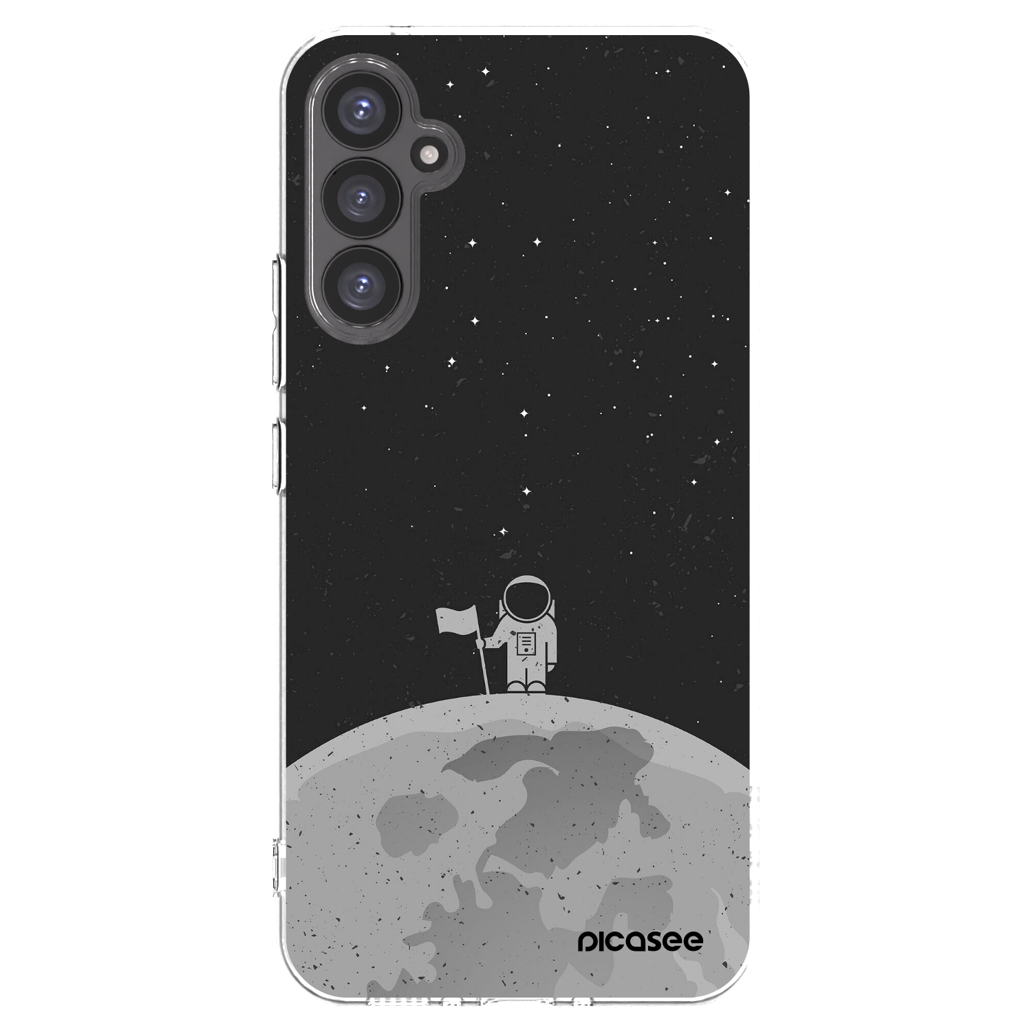 Picasee silikonska prozirna maskica za Samsung Galaxy A34 5G A346B - Astronaut