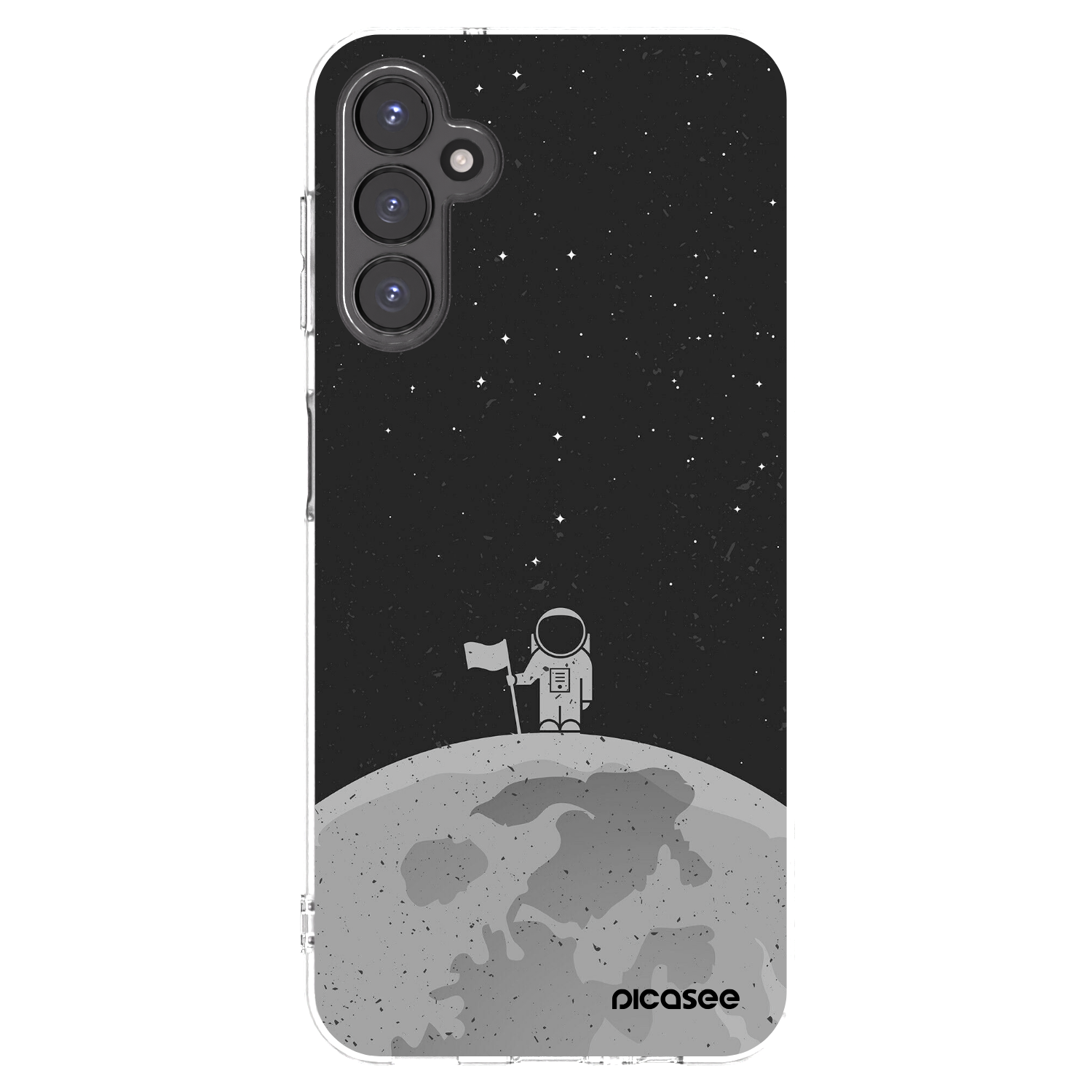 Picasee silikonska prozirna maskica za Samsung Galaxy A14 5G A146P - Astronaut