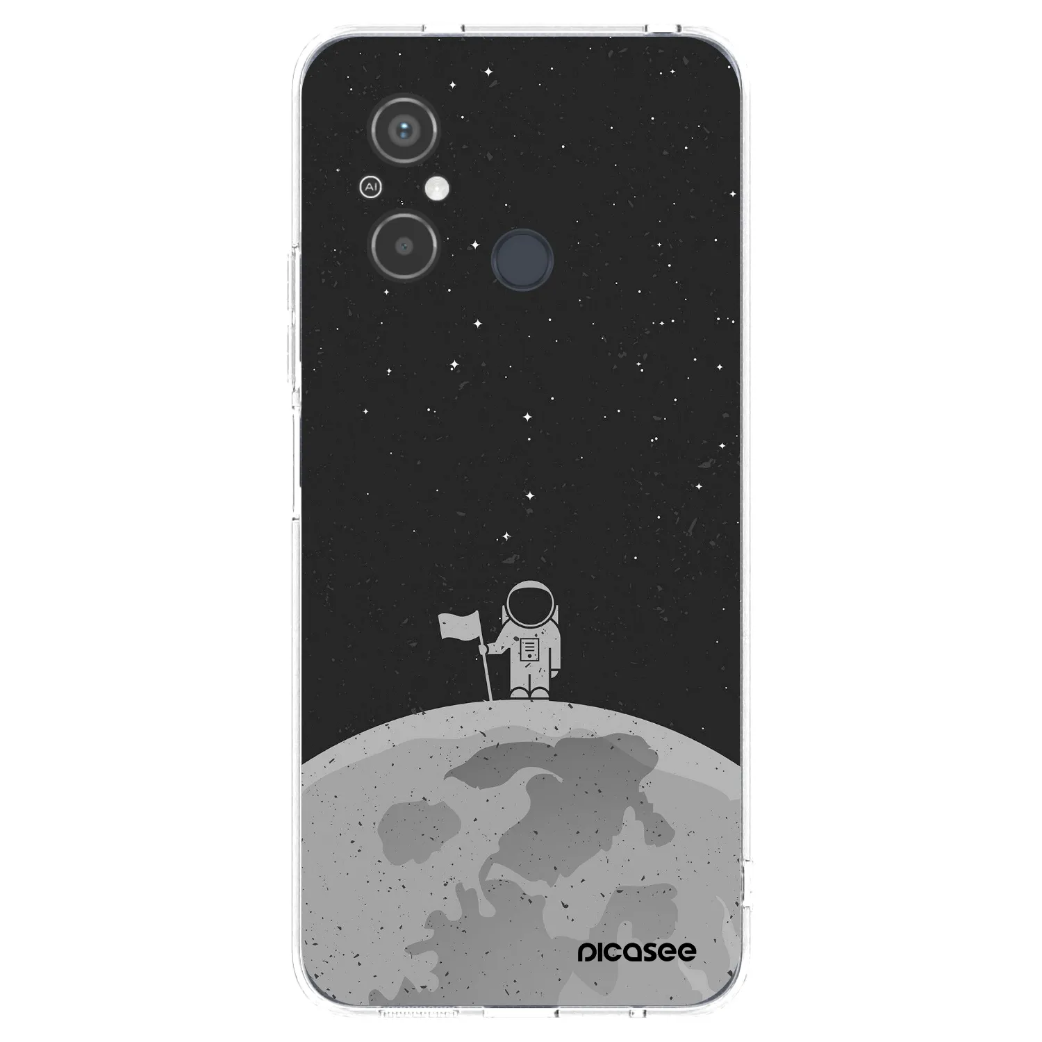 Picasee silikonska prozirna maskica za Xiaomi Redmi 12C - Astronaut