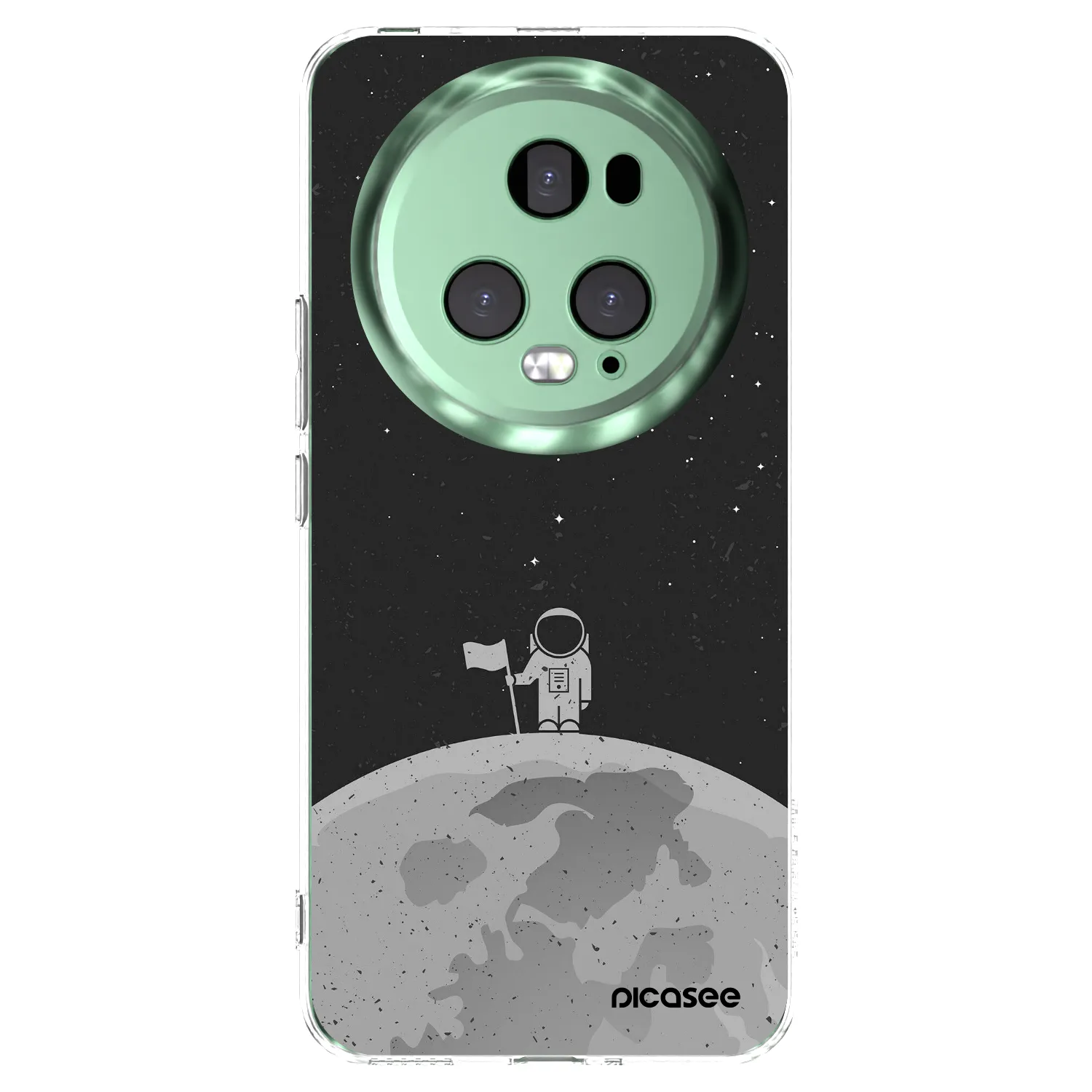 Picasee silikonska prozirna maskica za Honor Magic5 Pro - Astronaut