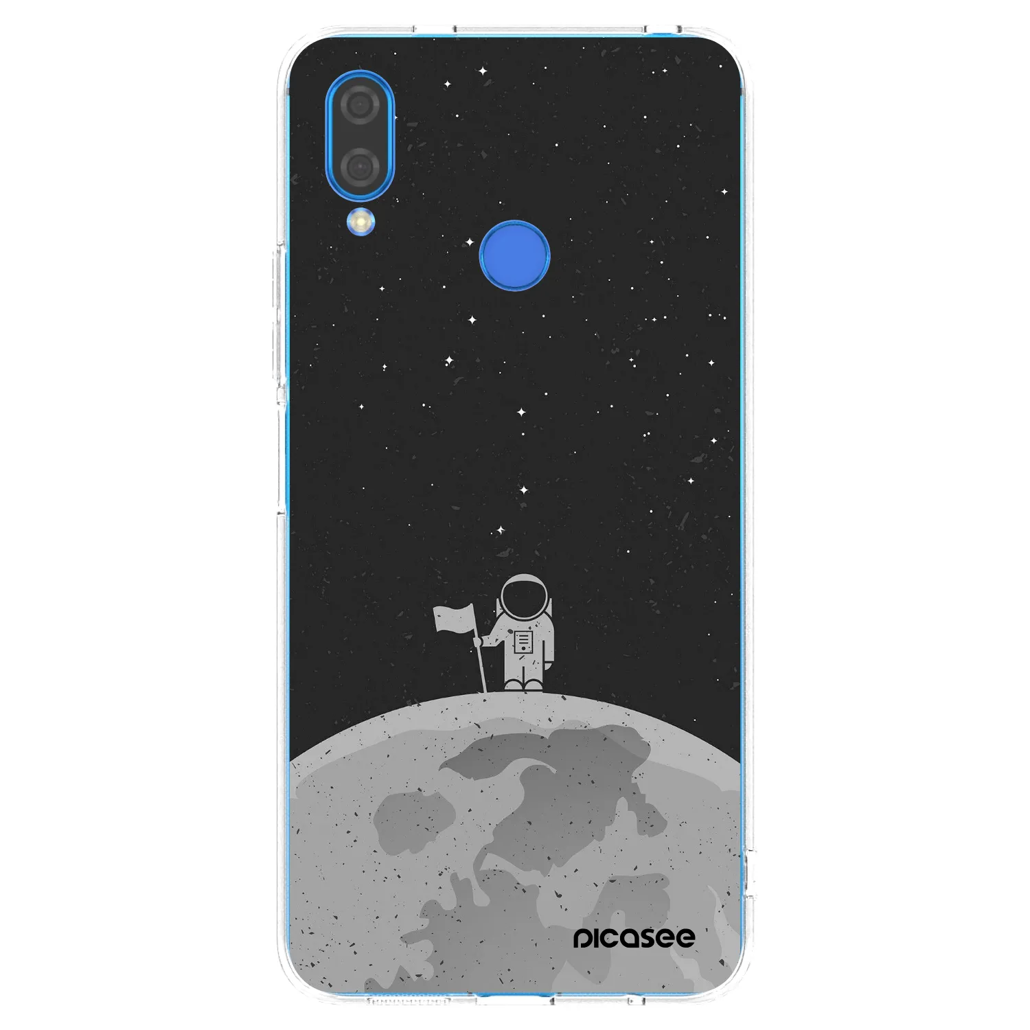 Picasee silikonska prozirna maskica za Huawei Nova 3 - Astronaut