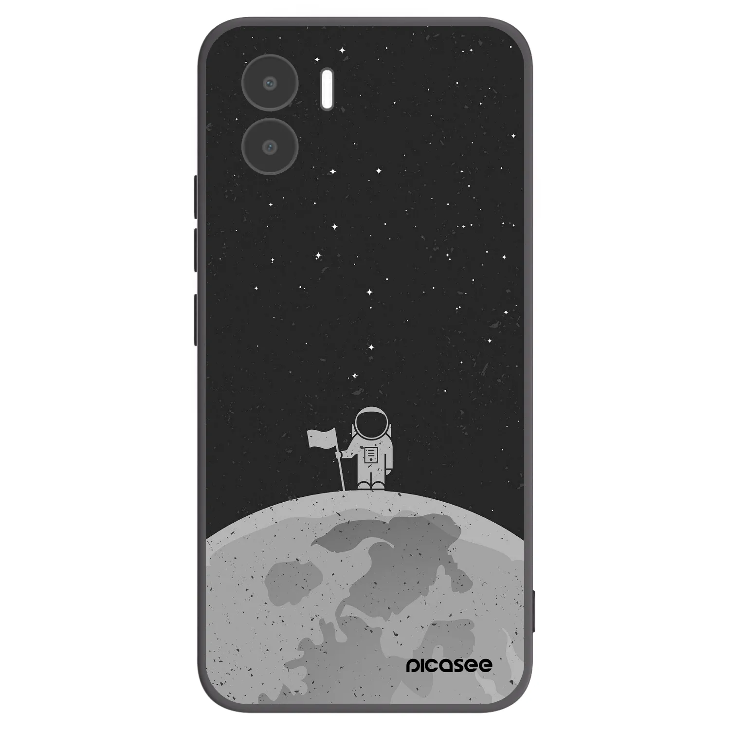 Picasee crna silikonska maskica za Xiaomi Redmi A2 - Astronaut
