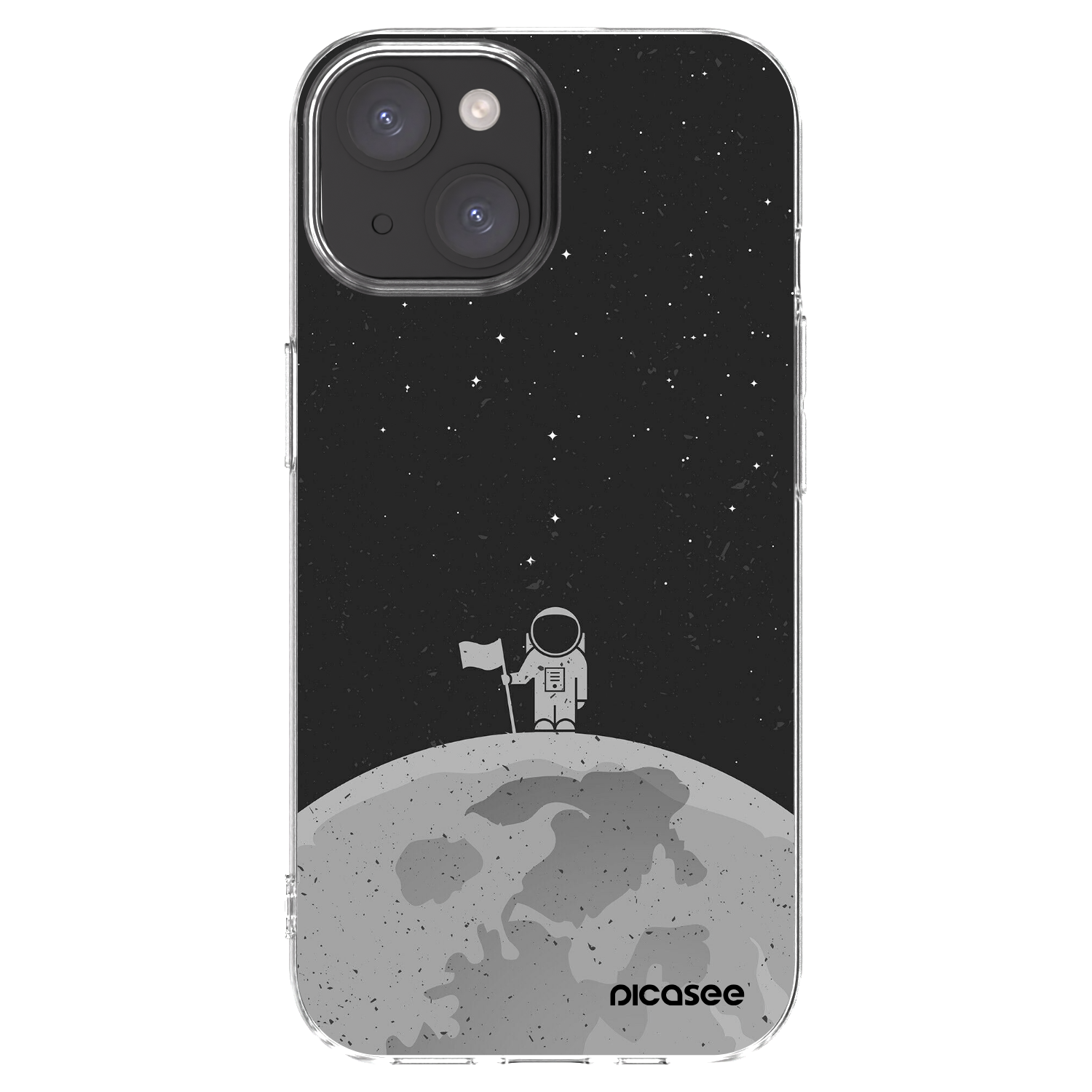 Picasee silikonska prozirna maskica za Apple iPhone 15 - Astronaut