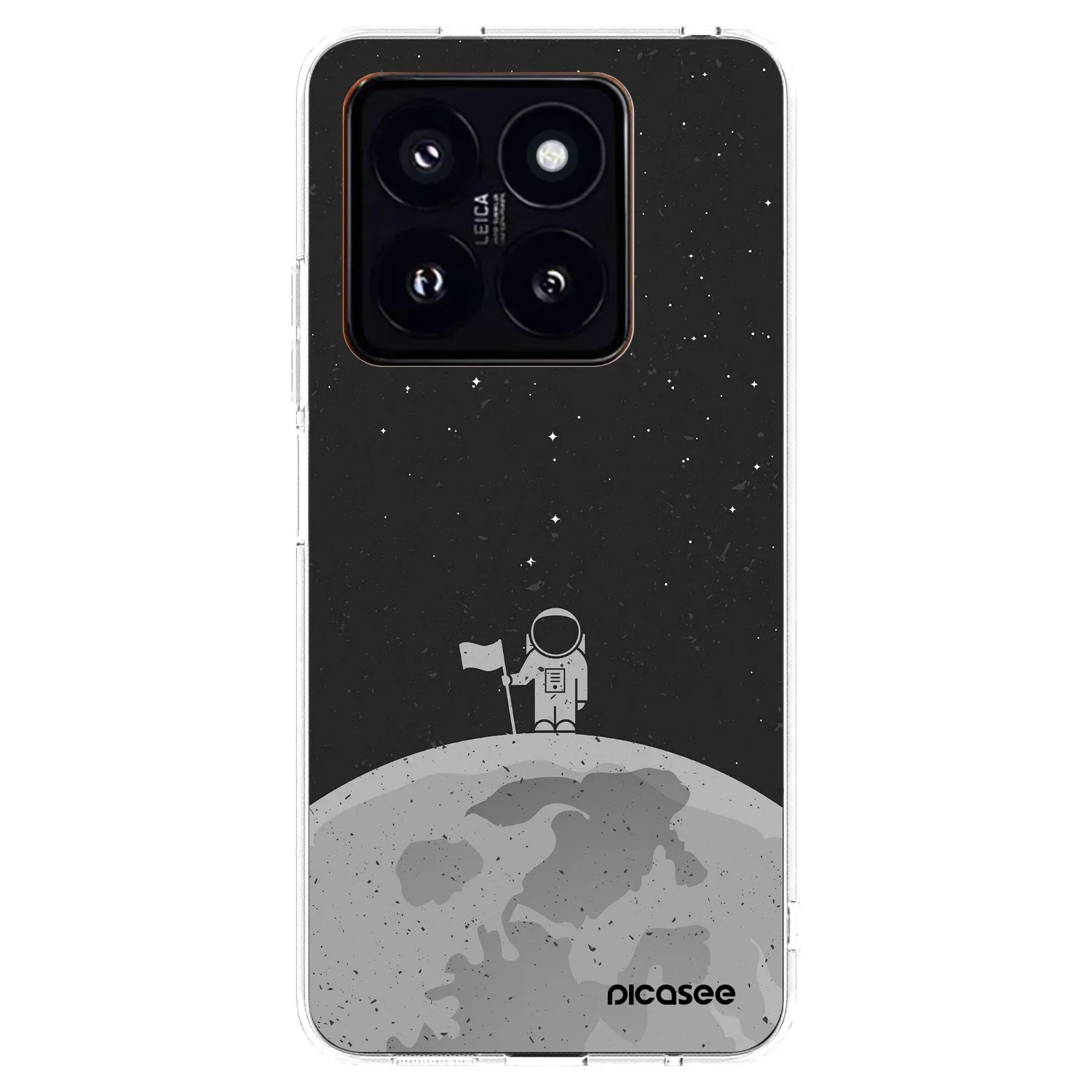 Picasee silikonska prozirna maskica za Xiaomi 14 Pro - Astronaut