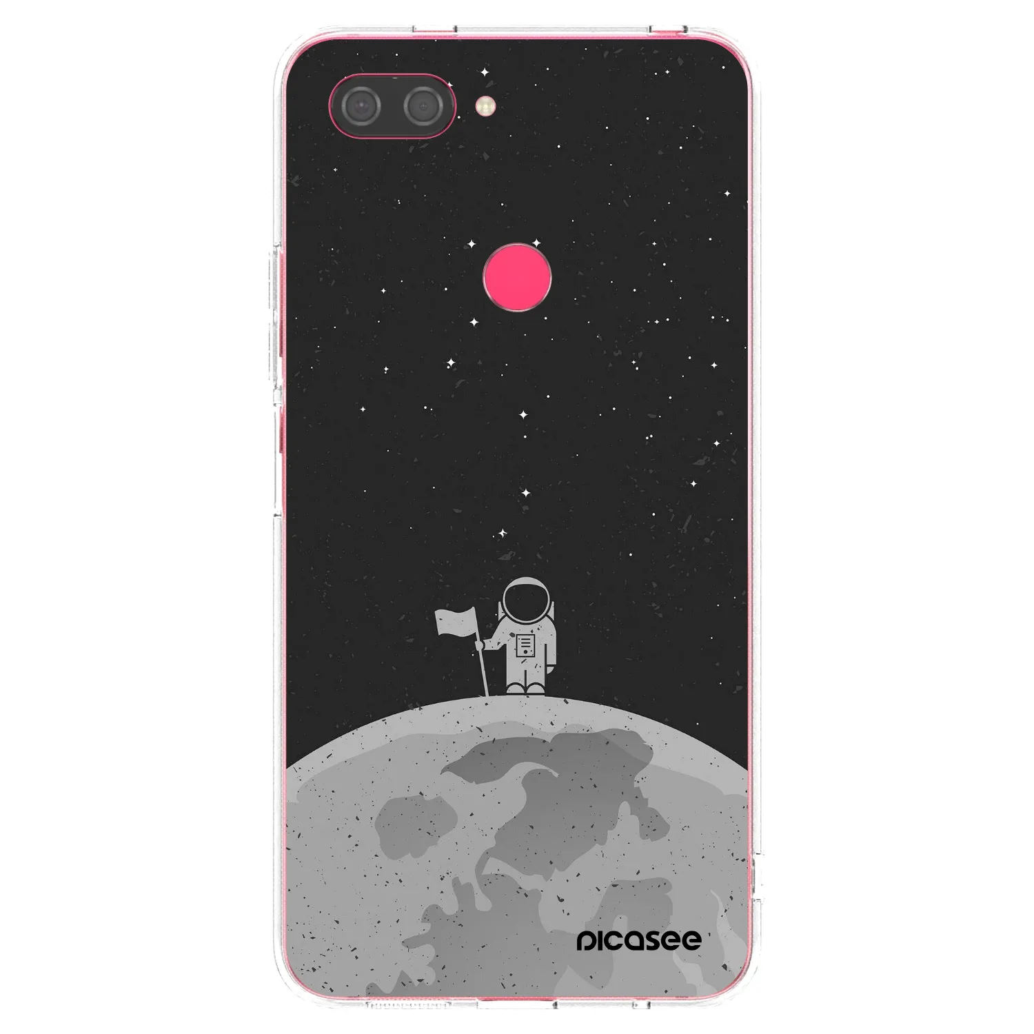Picasee silikonska prozirna maskica za Xiaomi Mi 8 Lite - Astronaut