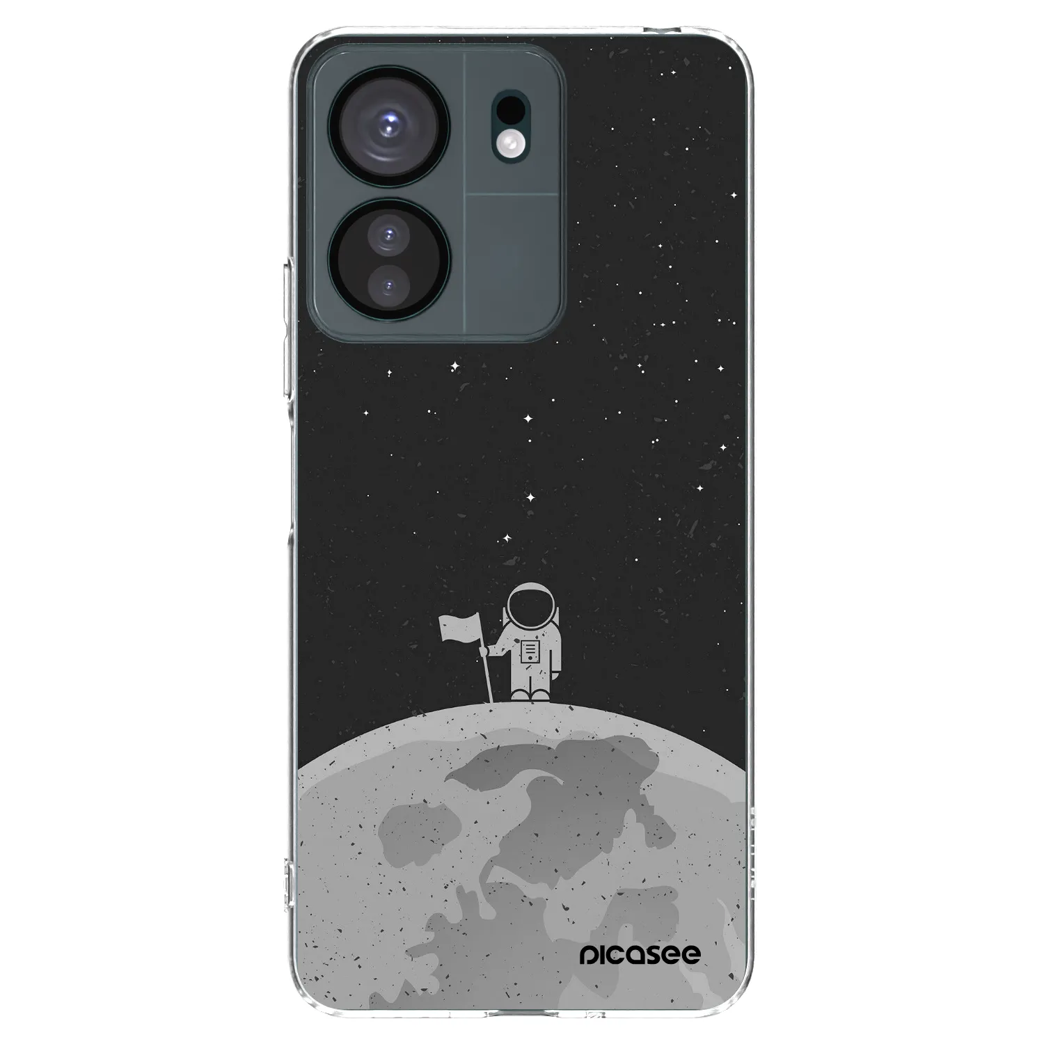 Picasee silikonska prozirna maskica za Xiaomi Redmi 13C 4G - Astronaut