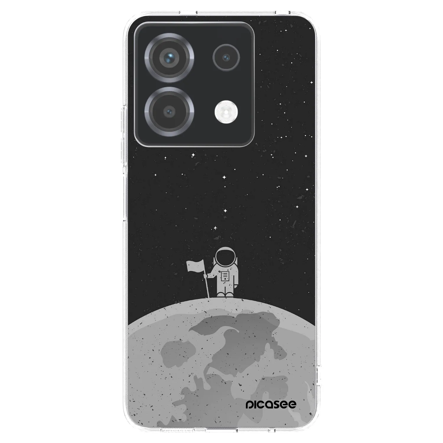 Picasee silikonska prozirna maskica za Xiaomi Poco X6 - Astronaut