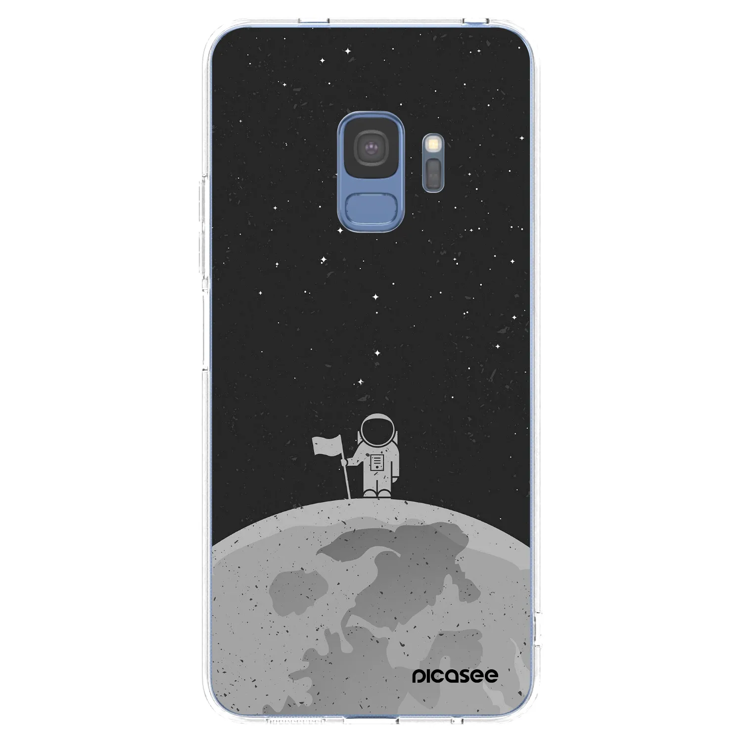 Picasee silikonska prozirna maskica za Samsung Galaxy S9 G960F - Astronaut