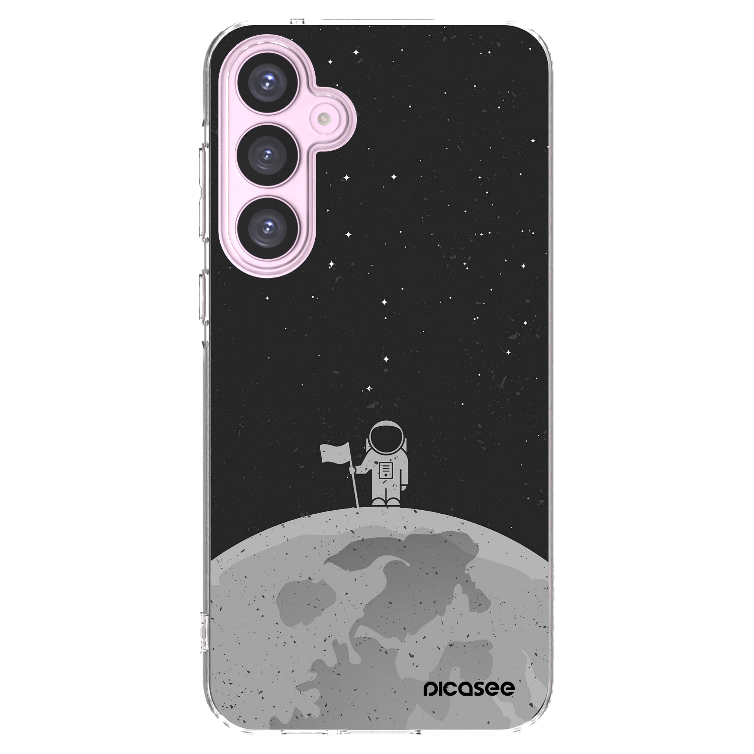 Picasee silikonska prozirna maskica za Samsung Galaxy A55 5G A556B - Astronaut