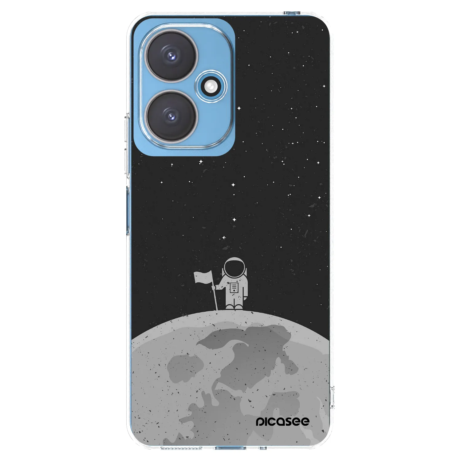 Picasee silikonska prozirna maskica za Xiaomi Redmi 13C 5G - Astronaut