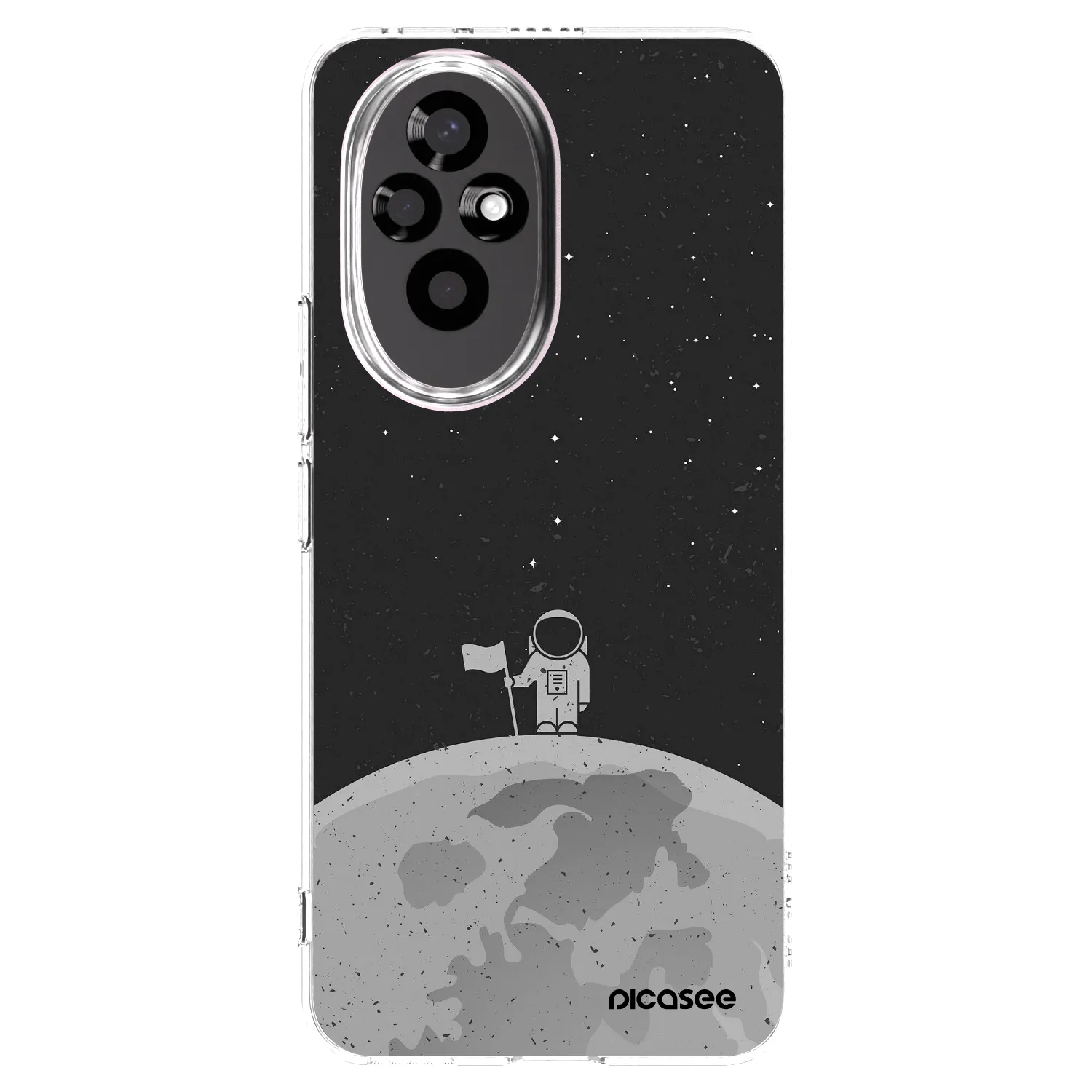 Picasee silikonska prozirna maskica za Honor 200 5G - Astronaut