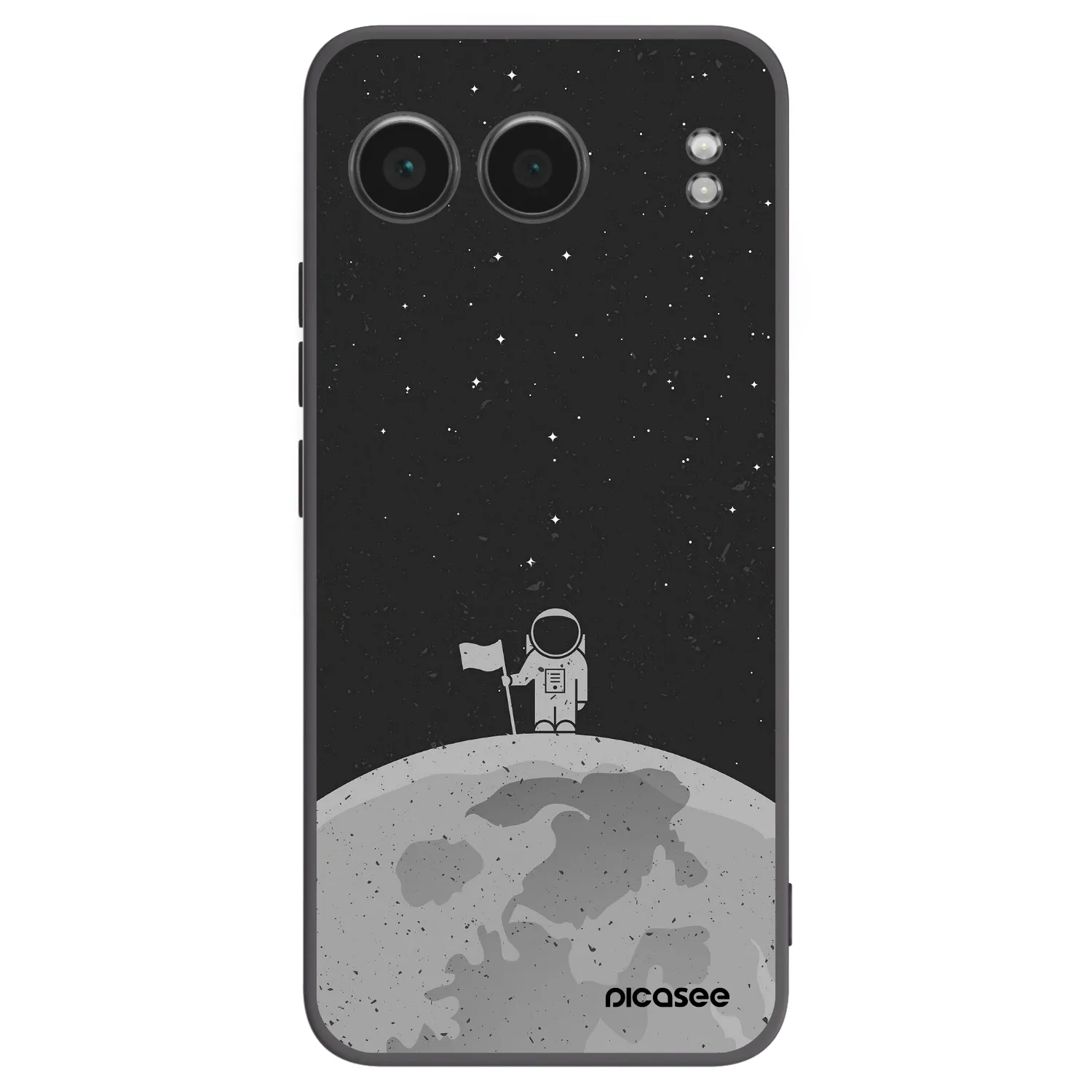 Picasee crna silikonska maskica za OnePlus Nord 4 - Astronaut