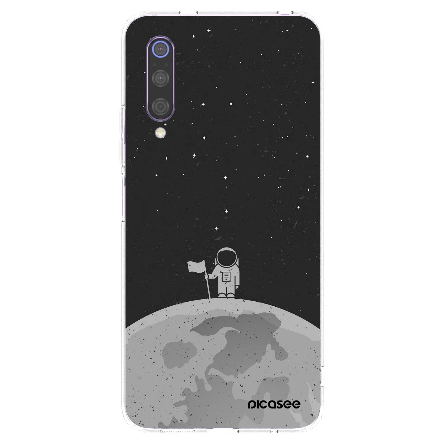 Picasee silikonska prozirna maskica za Xiaomi Mi 9 - Astronaut