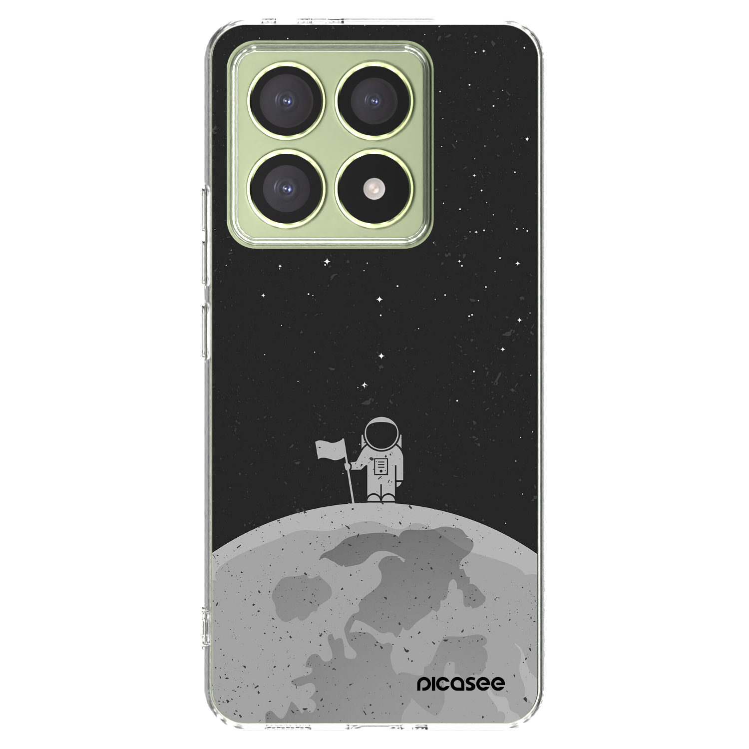 Picasee silikonska prozirna maskica za Xiaomi 14T - Astronaut
