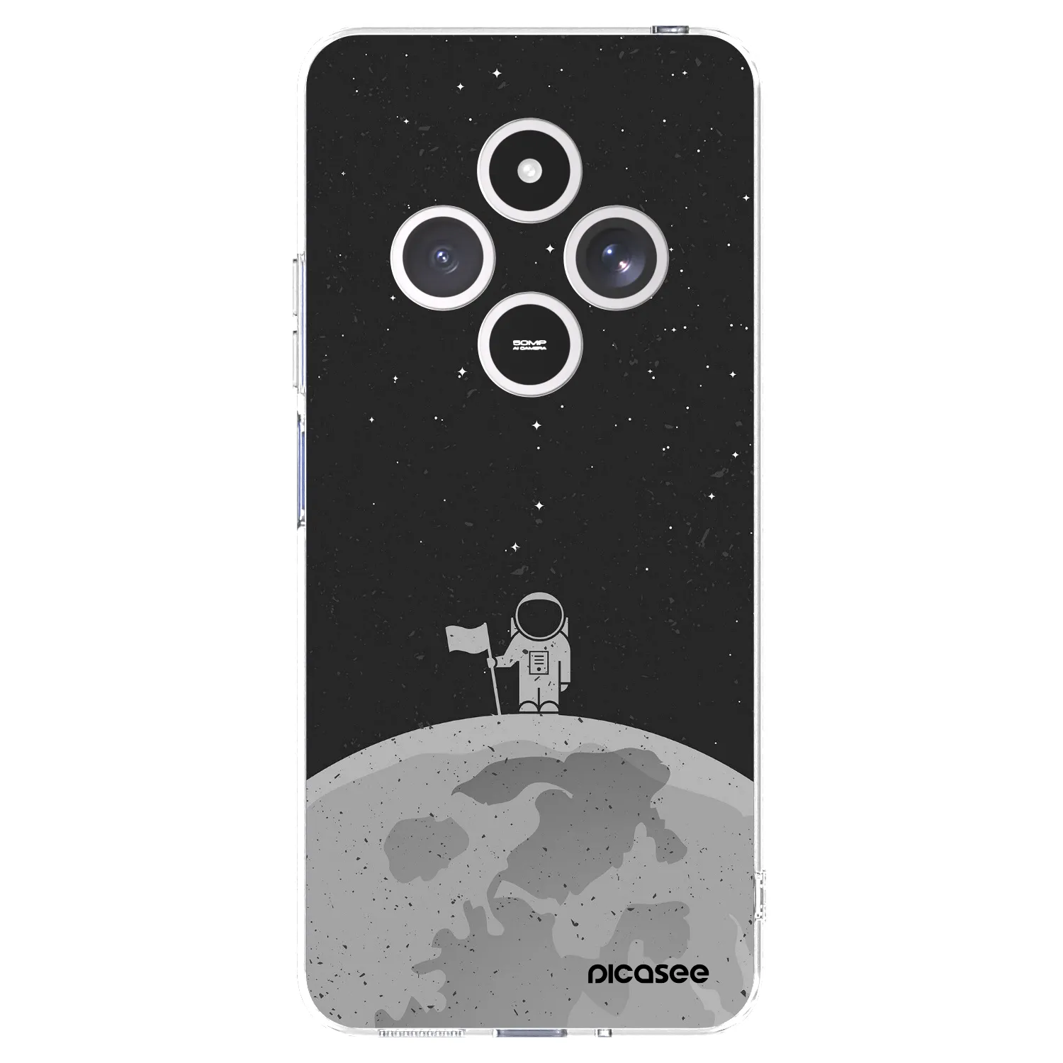 Picasee silikonska prozirna maskica za Xiaomi Redmi 14C - Astronaut