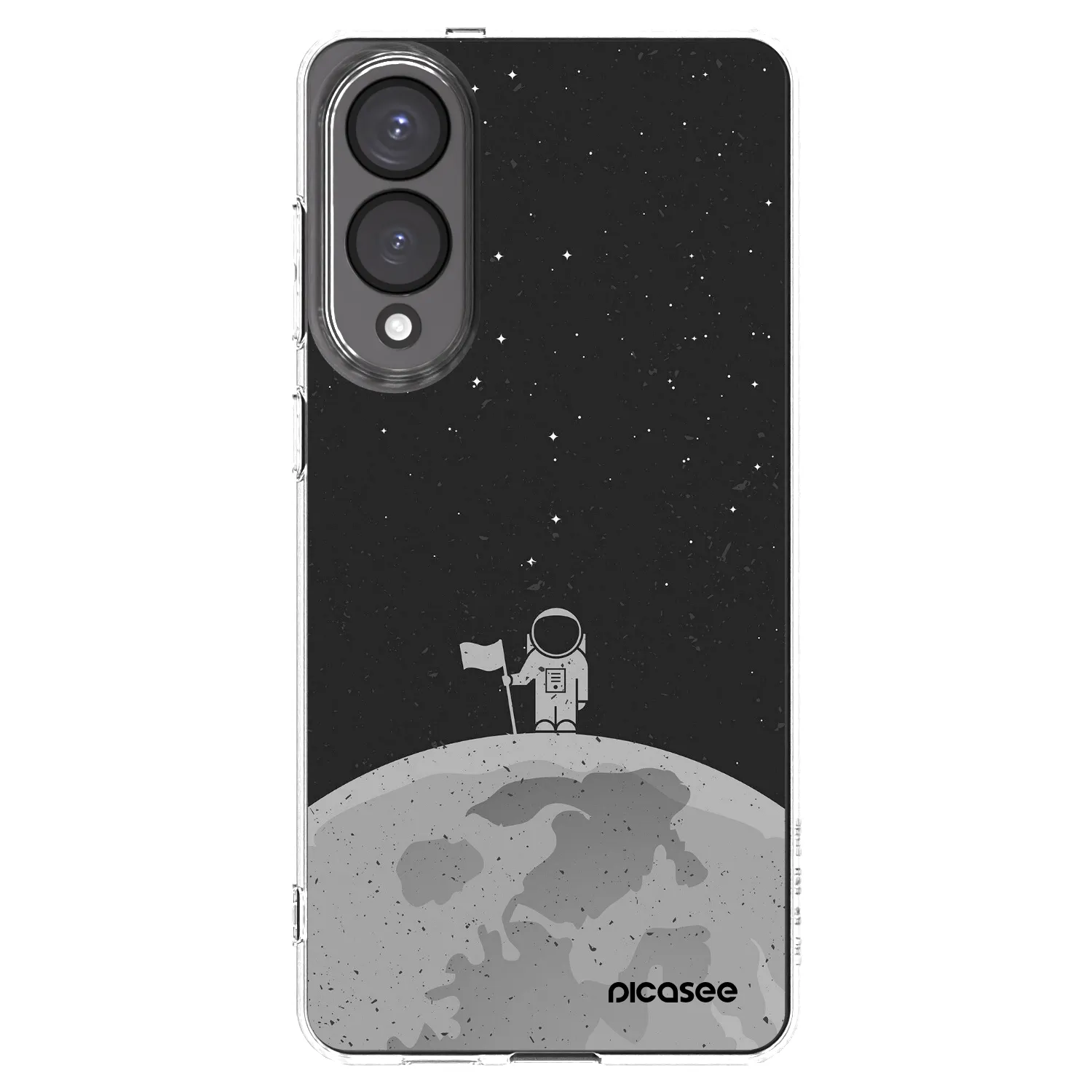 Picasee silikonska prozirna maskica za Samsung Galaxy S25 Edge 5G - Astronaut