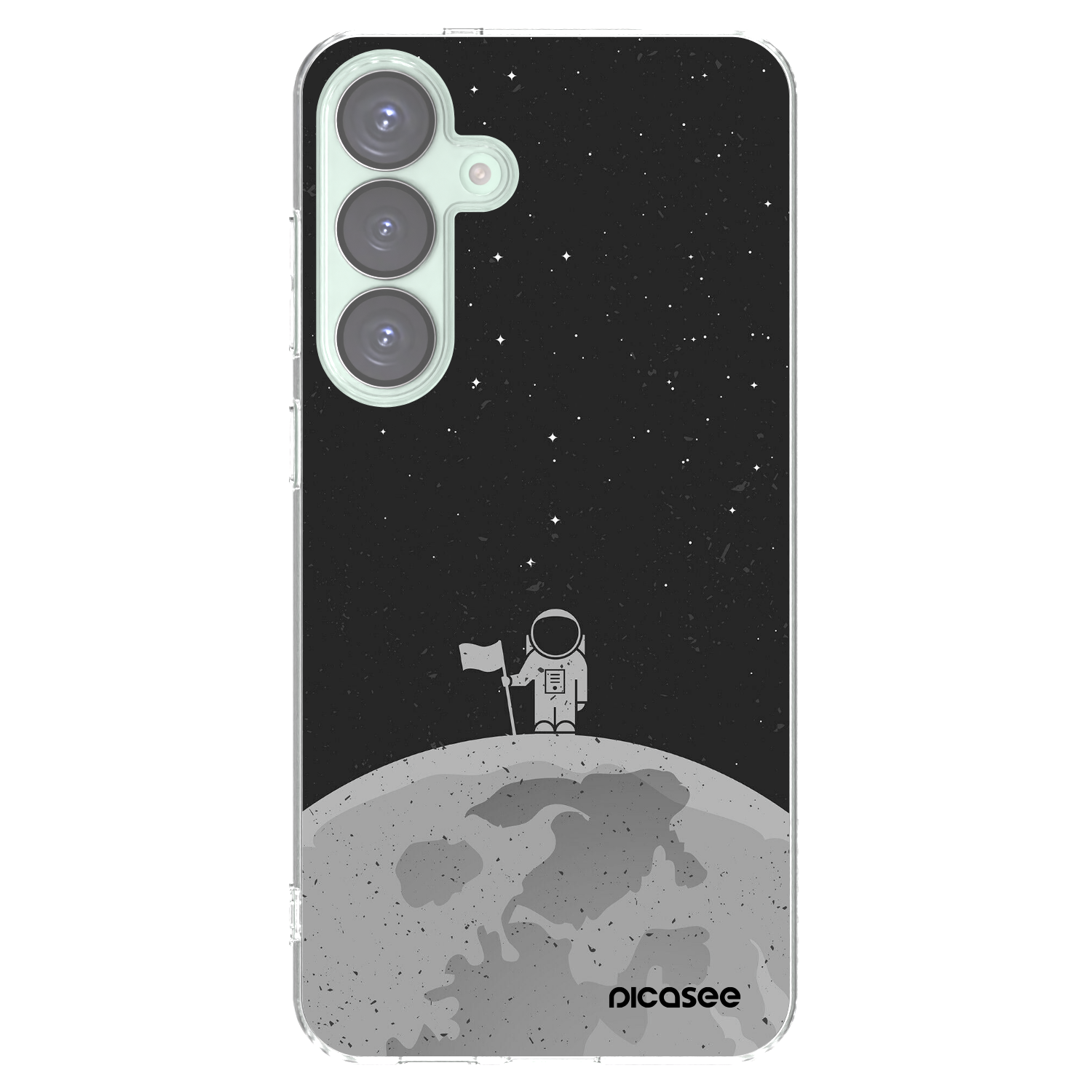 Picasee silikonska prozirna maskica za Samsung Galaxy S25+ 5G - Astronaut