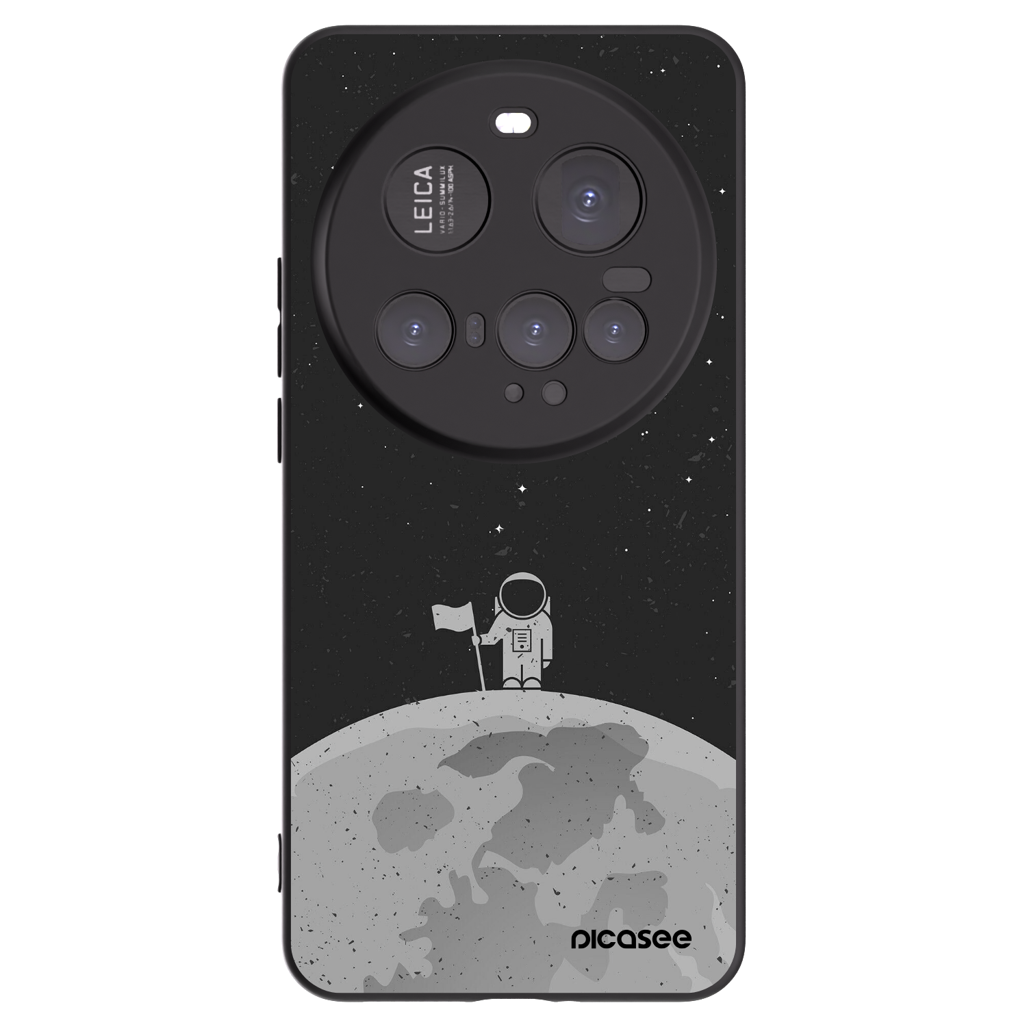 Picasee crna silikonska maskica za Xiaomi 15 Ultra - Astronaut