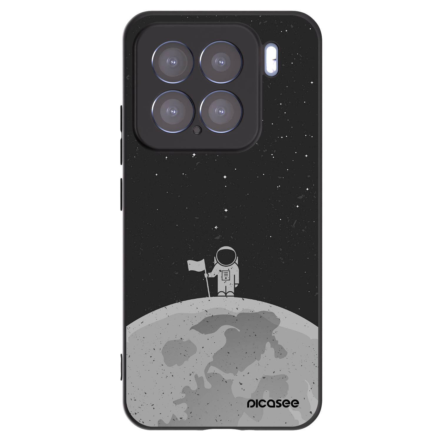 Picasee crna silikonska maskica za Xiaomi 15 - Astronaut