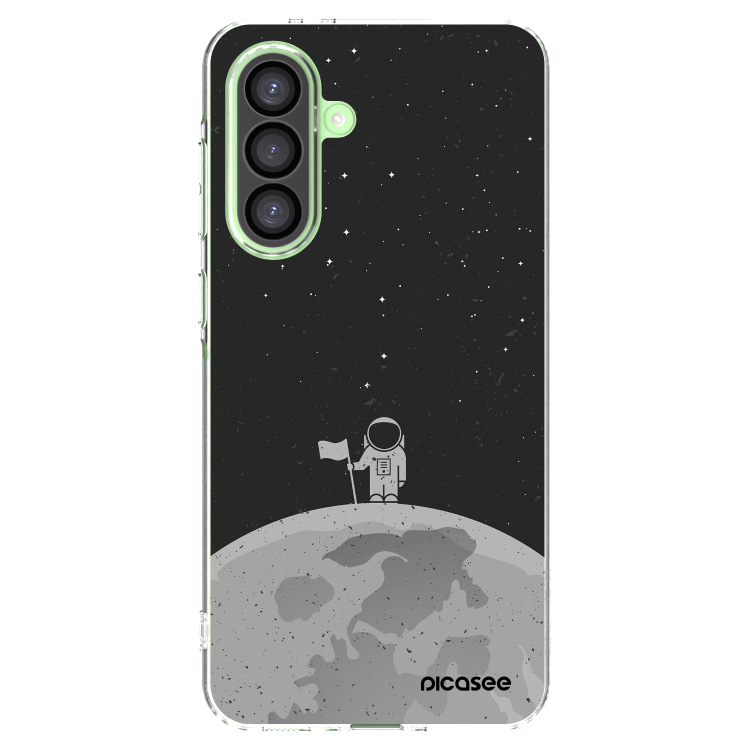 Picasee silikonska prozirna maskica za Samsung Galaxy A26 5G A266B - Astronaut