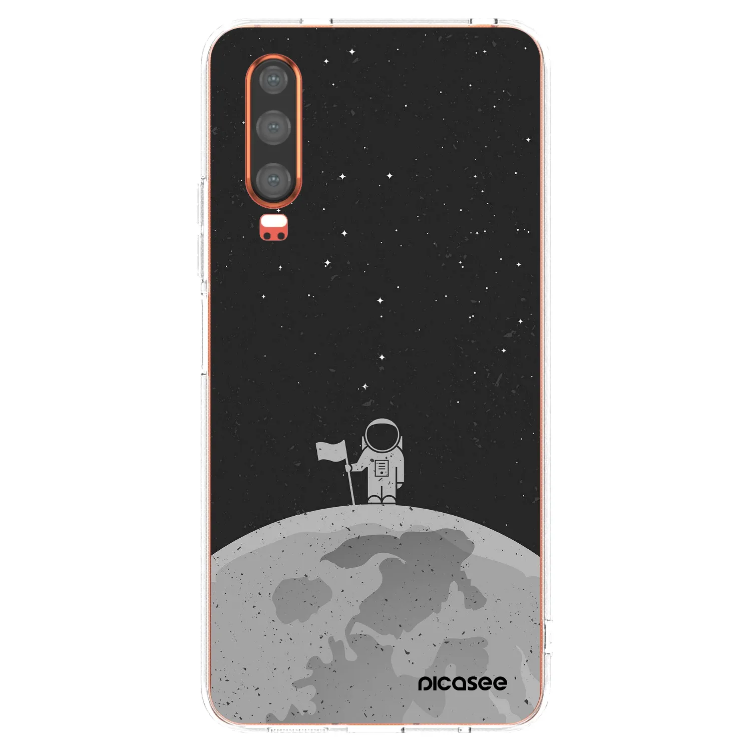 Picasee silikonska prozirna maskica za Huawei P30 - Astronaut