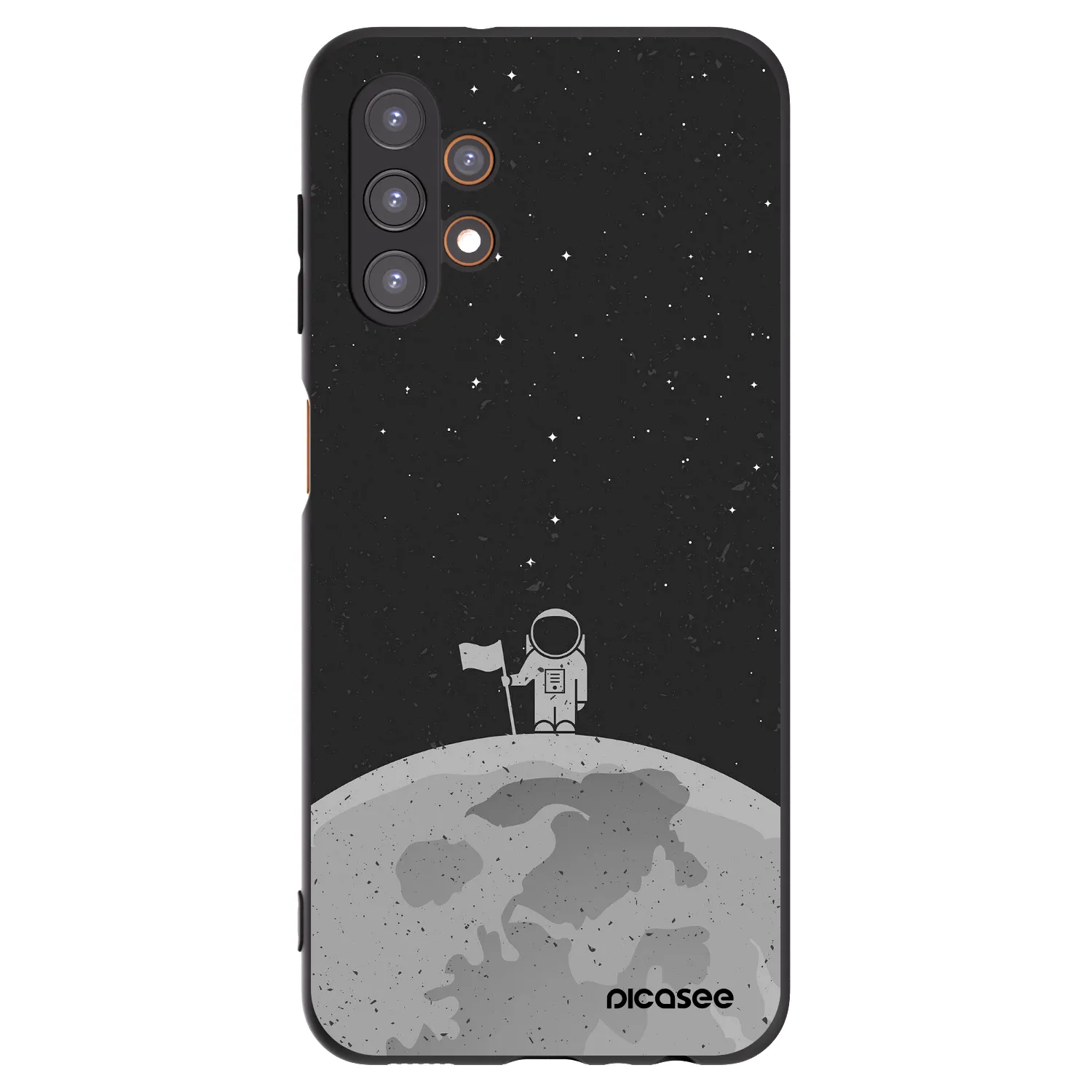 Picasee crna silikonska maskica za Samsung Galaxy A13 5G - Astronaut