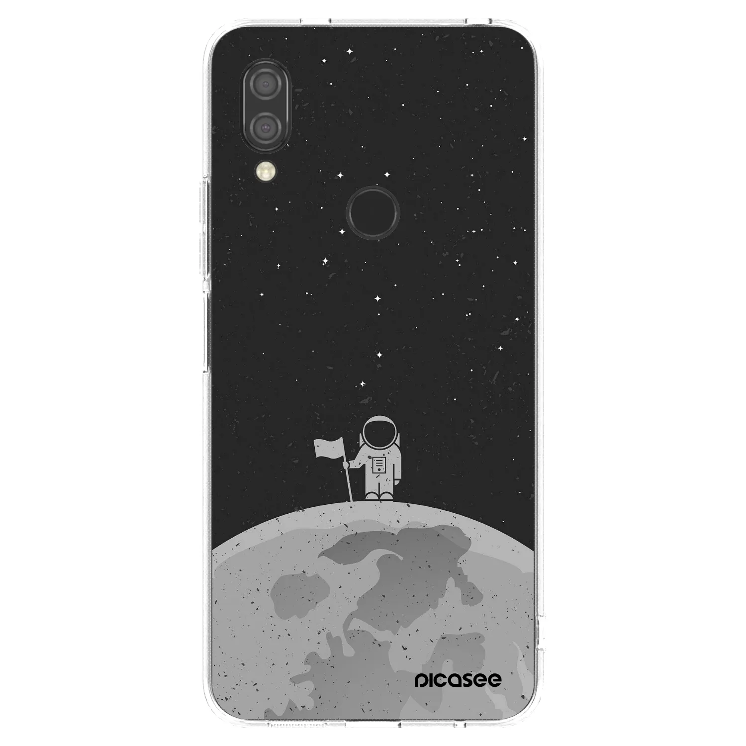 Picasee silikonska prozirna maskica za Xiaomi Redmi 7 - Astronaut