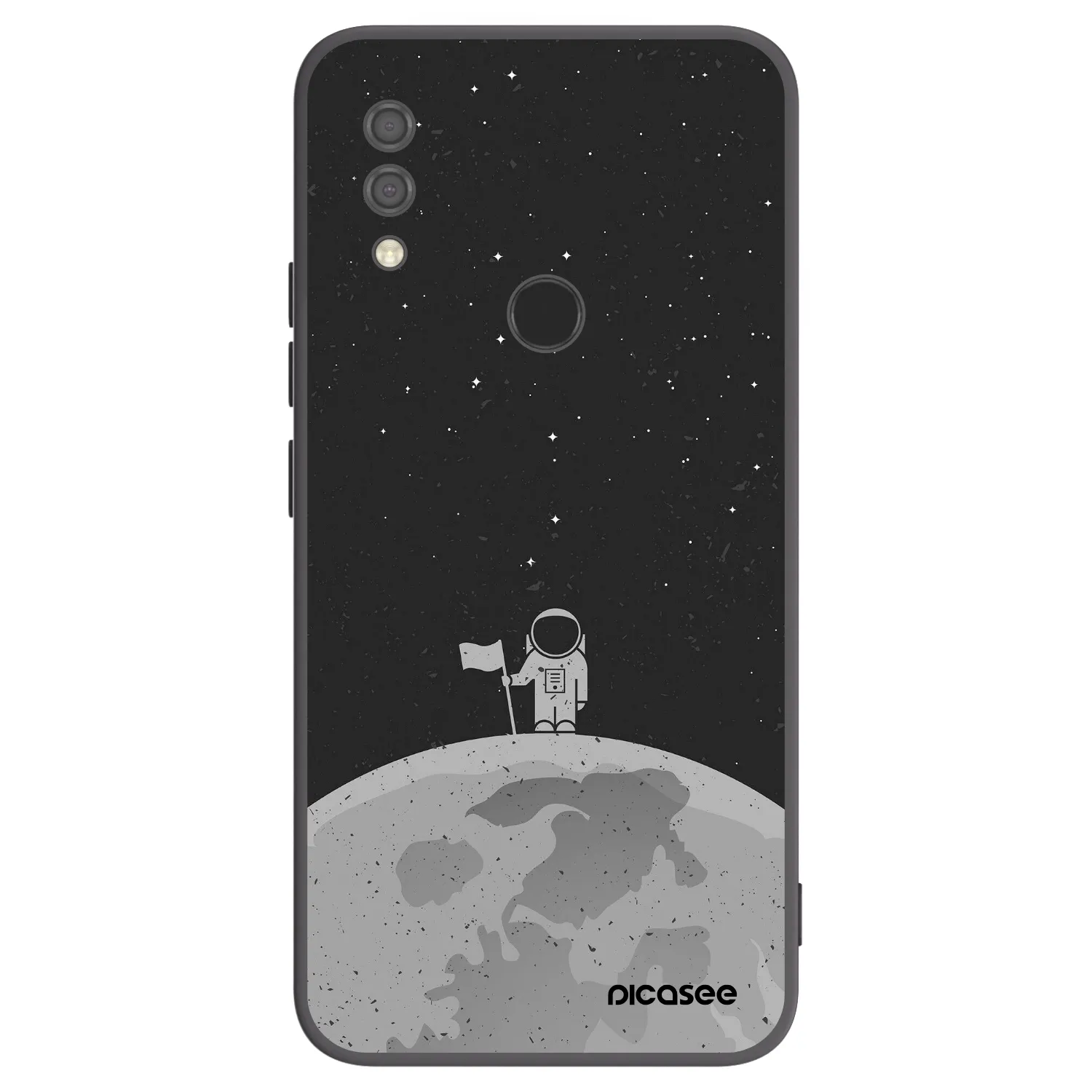 Picasee crna silikonska maskica za Xiaomi Redmi 7 - Astronaut