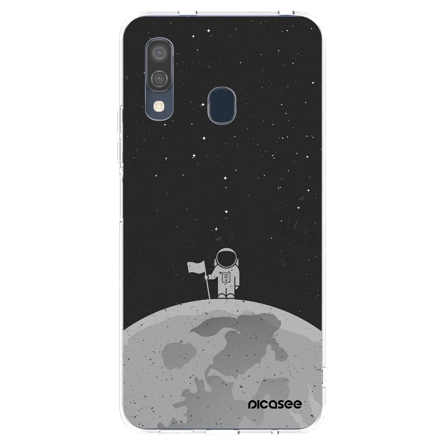 Picasee silikonska prozirna maskica za Samsung Galaxy A40 A405F - Astronaut