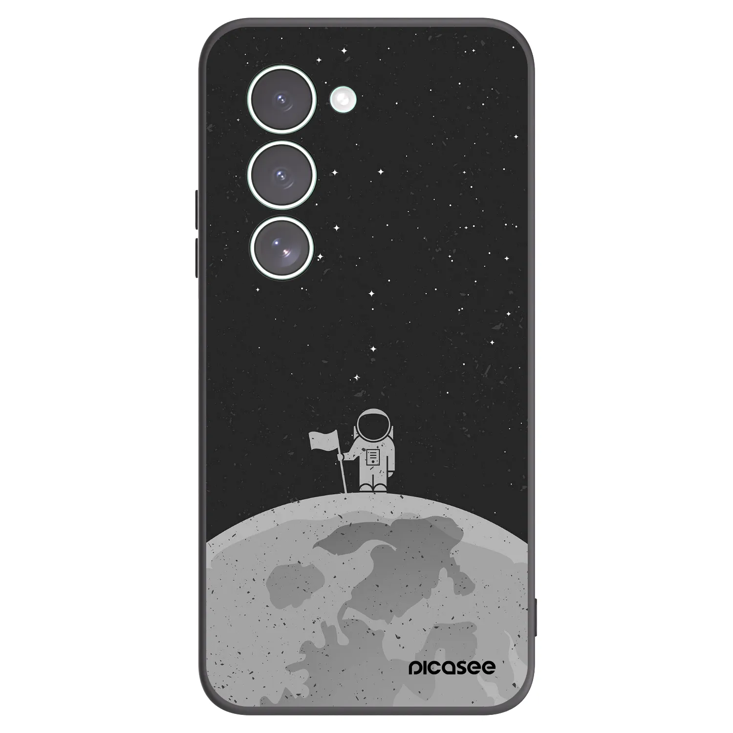 Picasee crna silikonska maskica za Xiaomi Redmi 15 5G - Astronaut