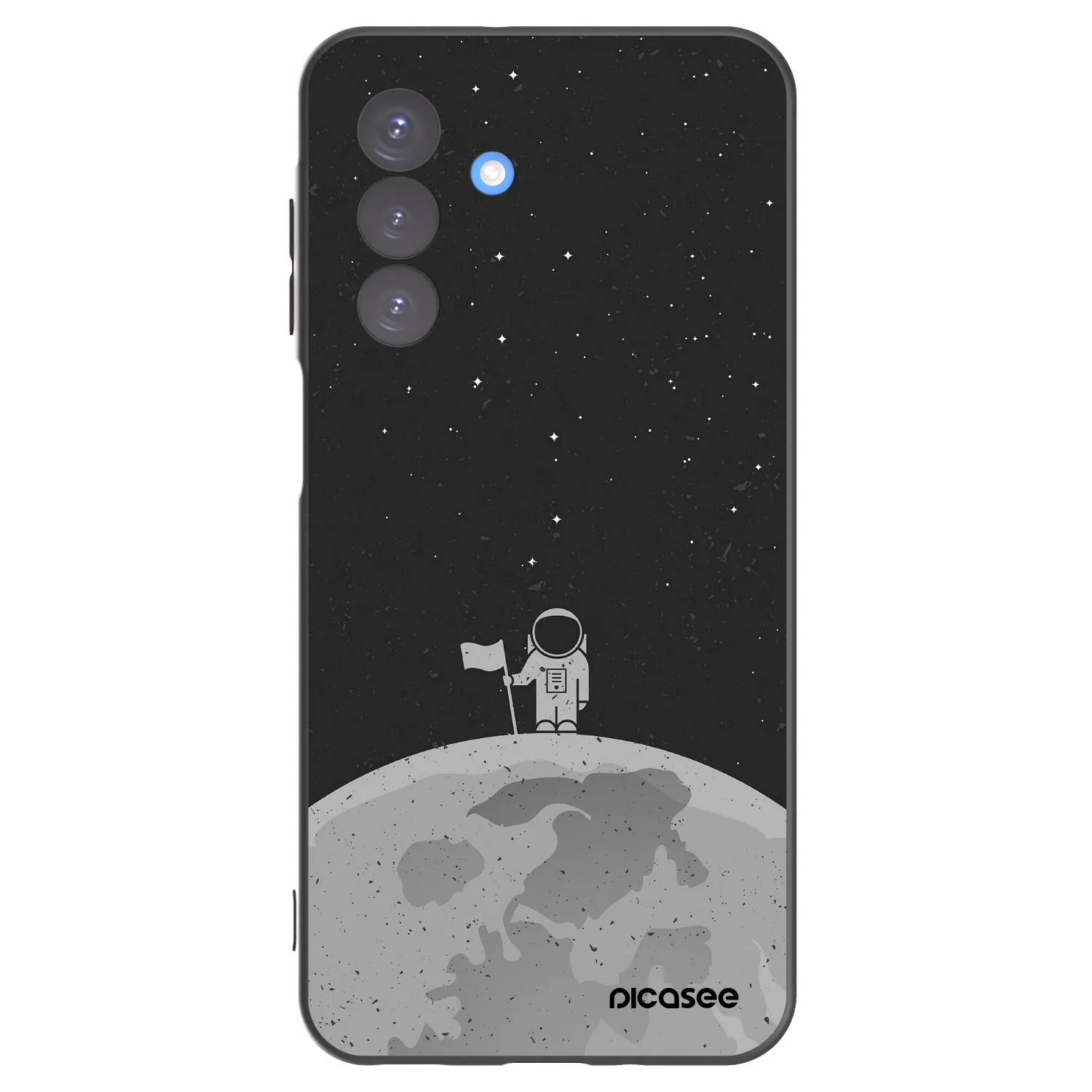 Picasee crna silikonska maskica za Samsung Galaxy A17 5G - Astronaut