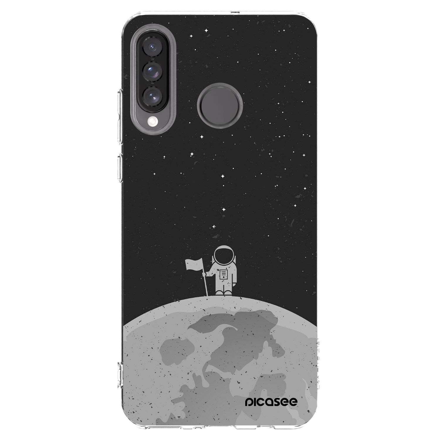 Picasee silikonska prozirna maskica za Huawei P30 Lite - Astronaut