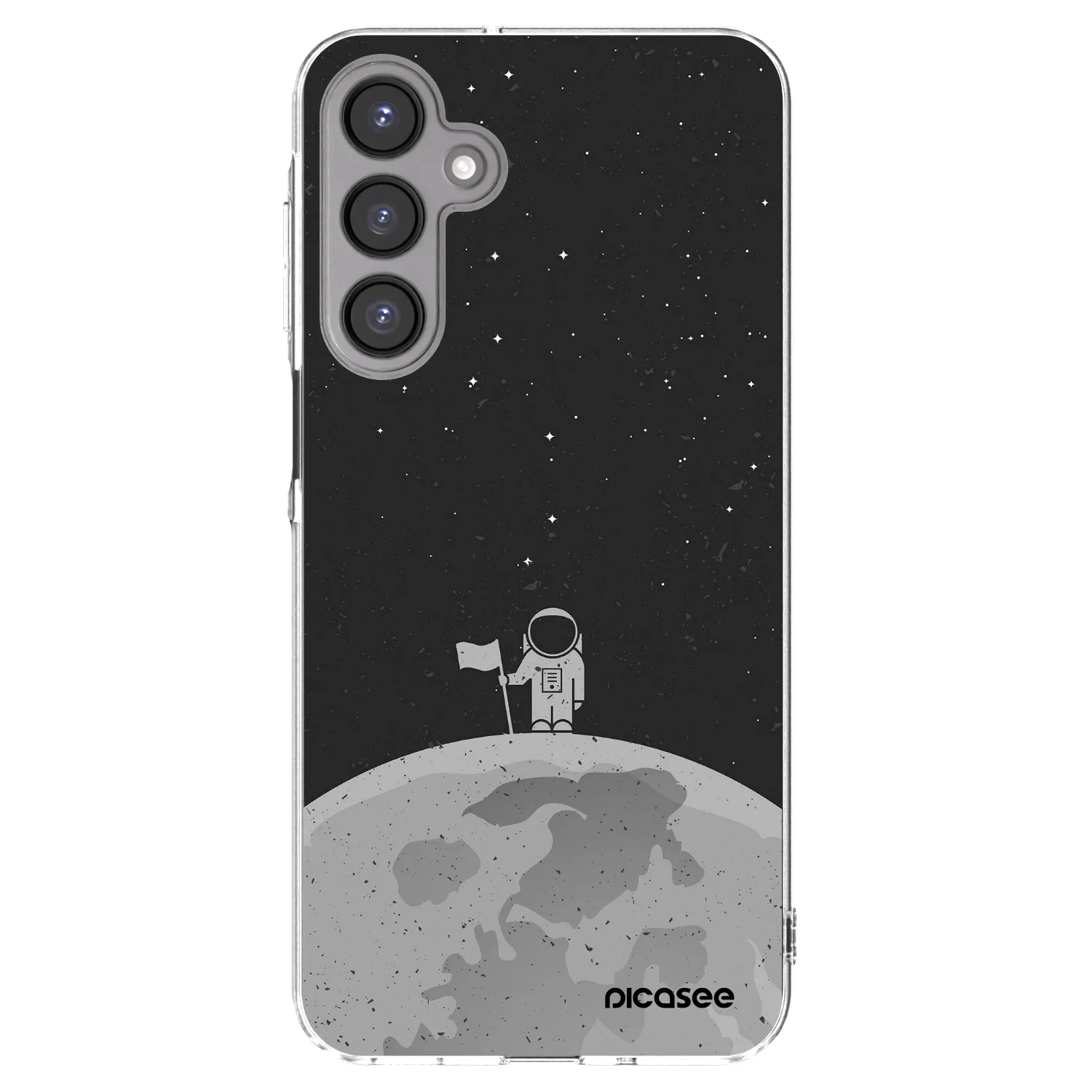Picasee silikonska prozirna maskica za Samsung Galaxy A16 4G - Astronaut