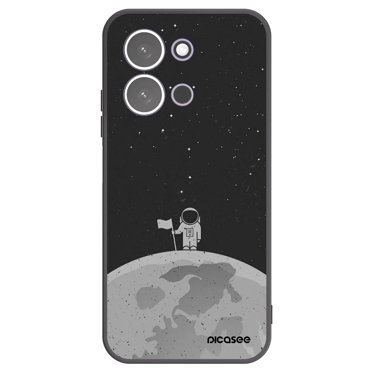 Picasee crna silikonska maskica za Xiaomi Redmi 15C 5G - Astronaut