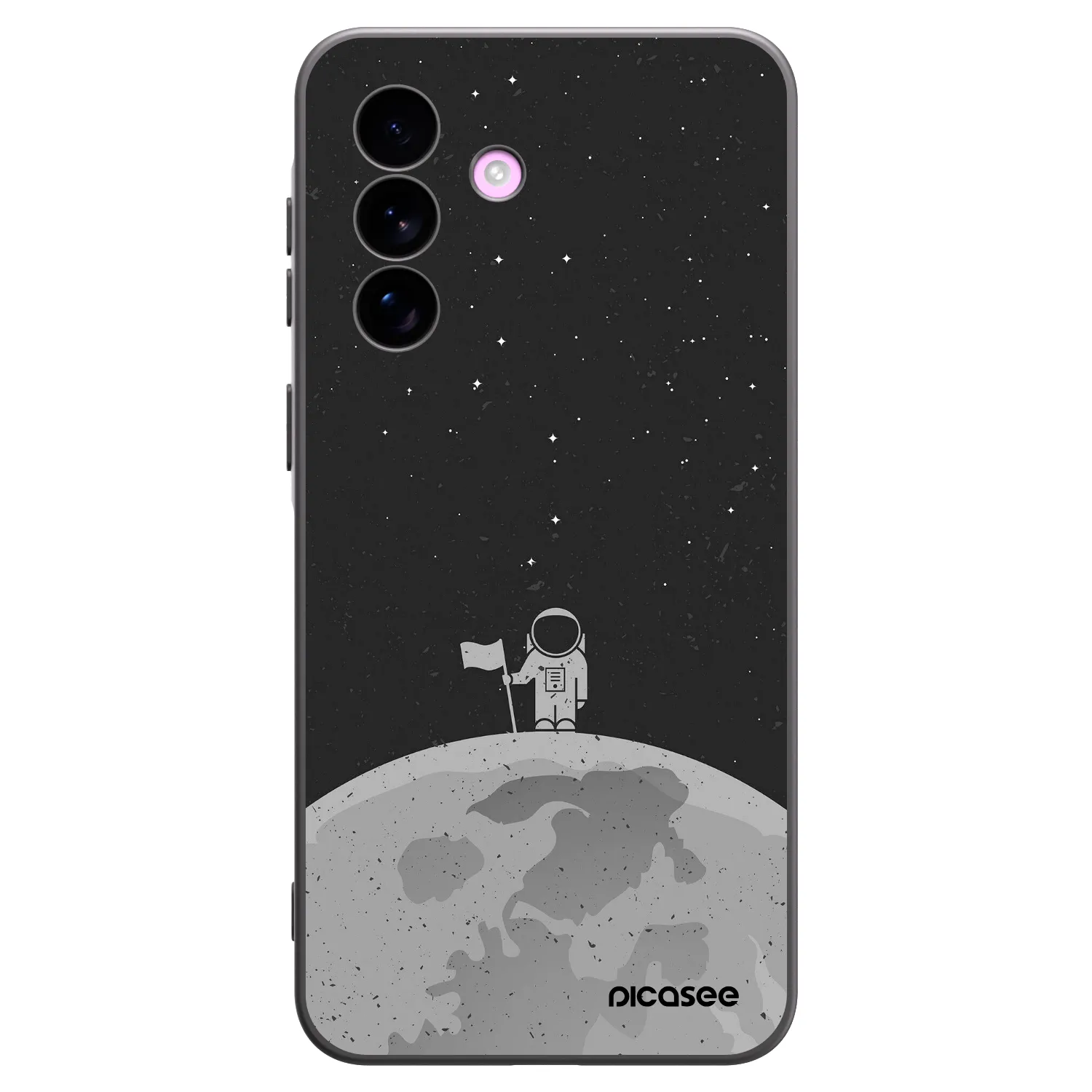 Picasee crna silikonska maskica za Samsung Galaxy A57 5G - Astronaut