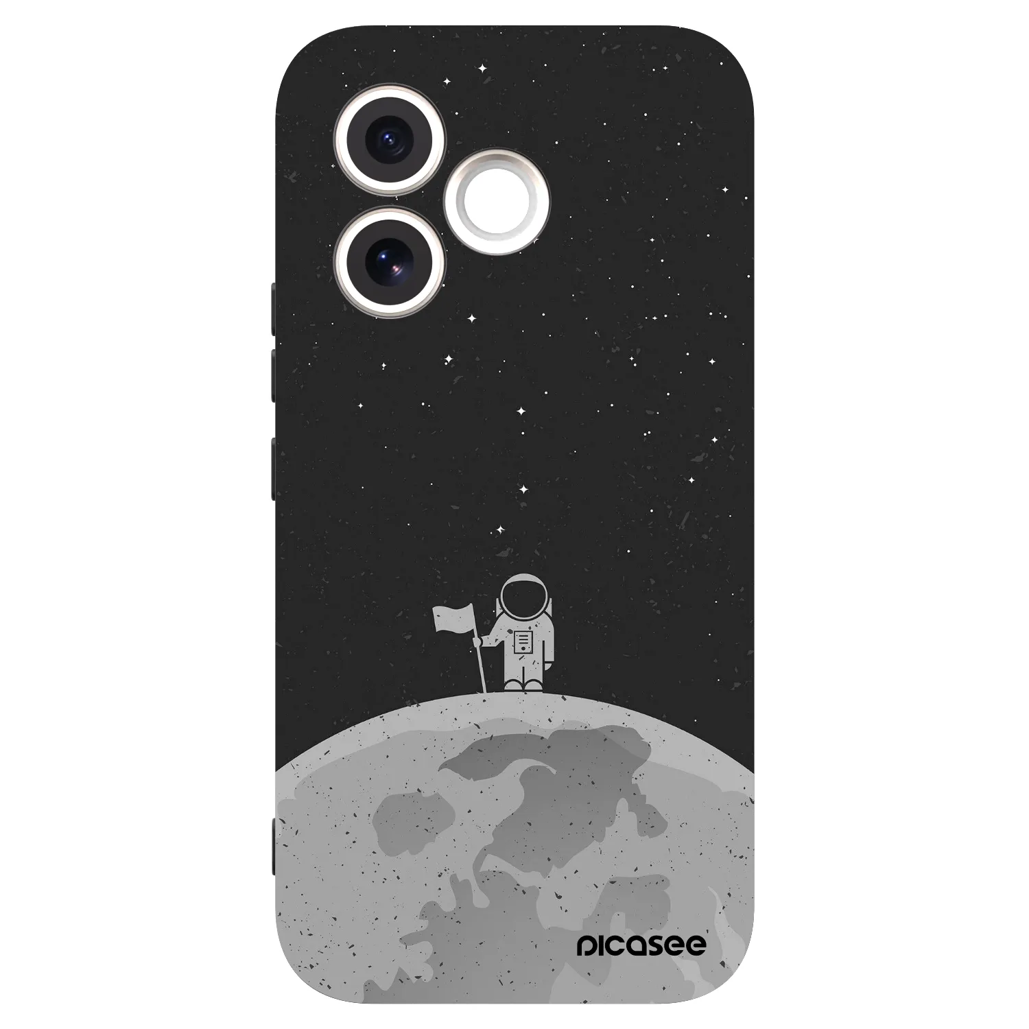 Picasee crna silikonska maskica za Honor 600 Lite - Astronaut